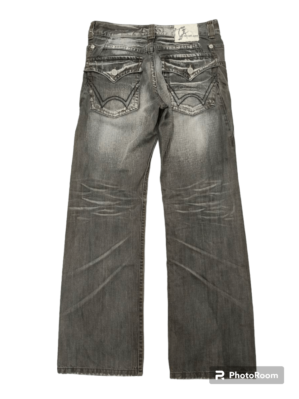 Japanese Brand BAGGY TWIST TWO AND JEANS SICK DENIM PANTS Size US 32 / EU 48 - 2 Thumbnail