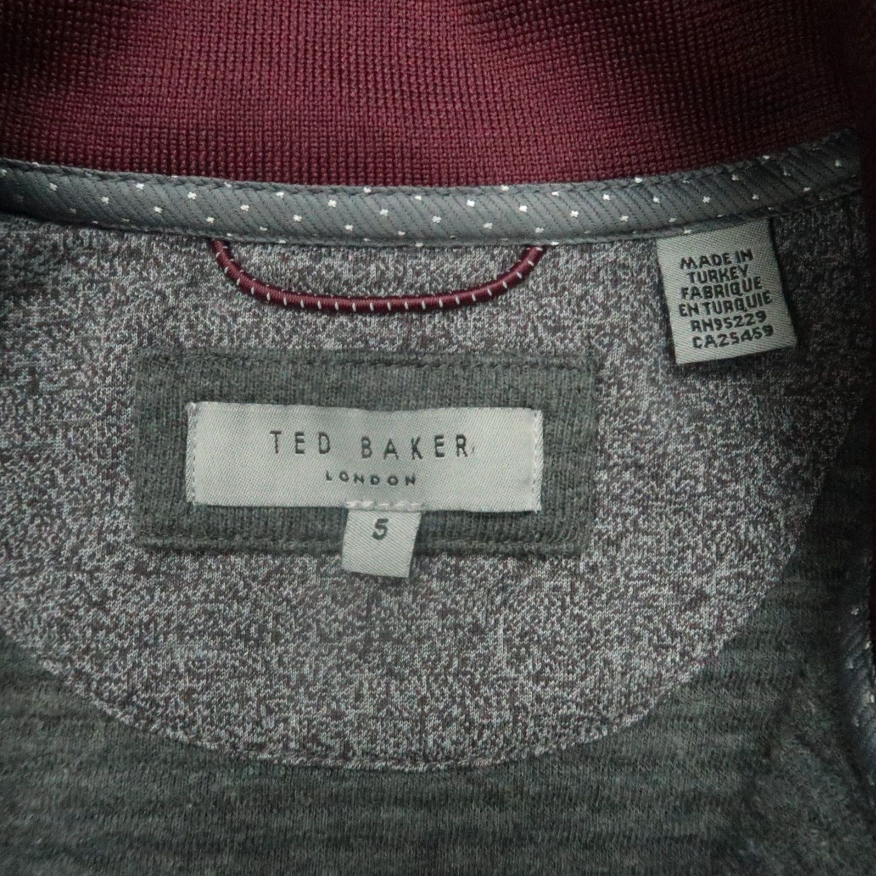 Ted Baker Ted Baker Jacket Mens Large Gray Full Zip Quilted Pockets Jacket Style Vintage? No. [Oops] Size US L / EU 52-54 / 3 - 4 Thumbnail