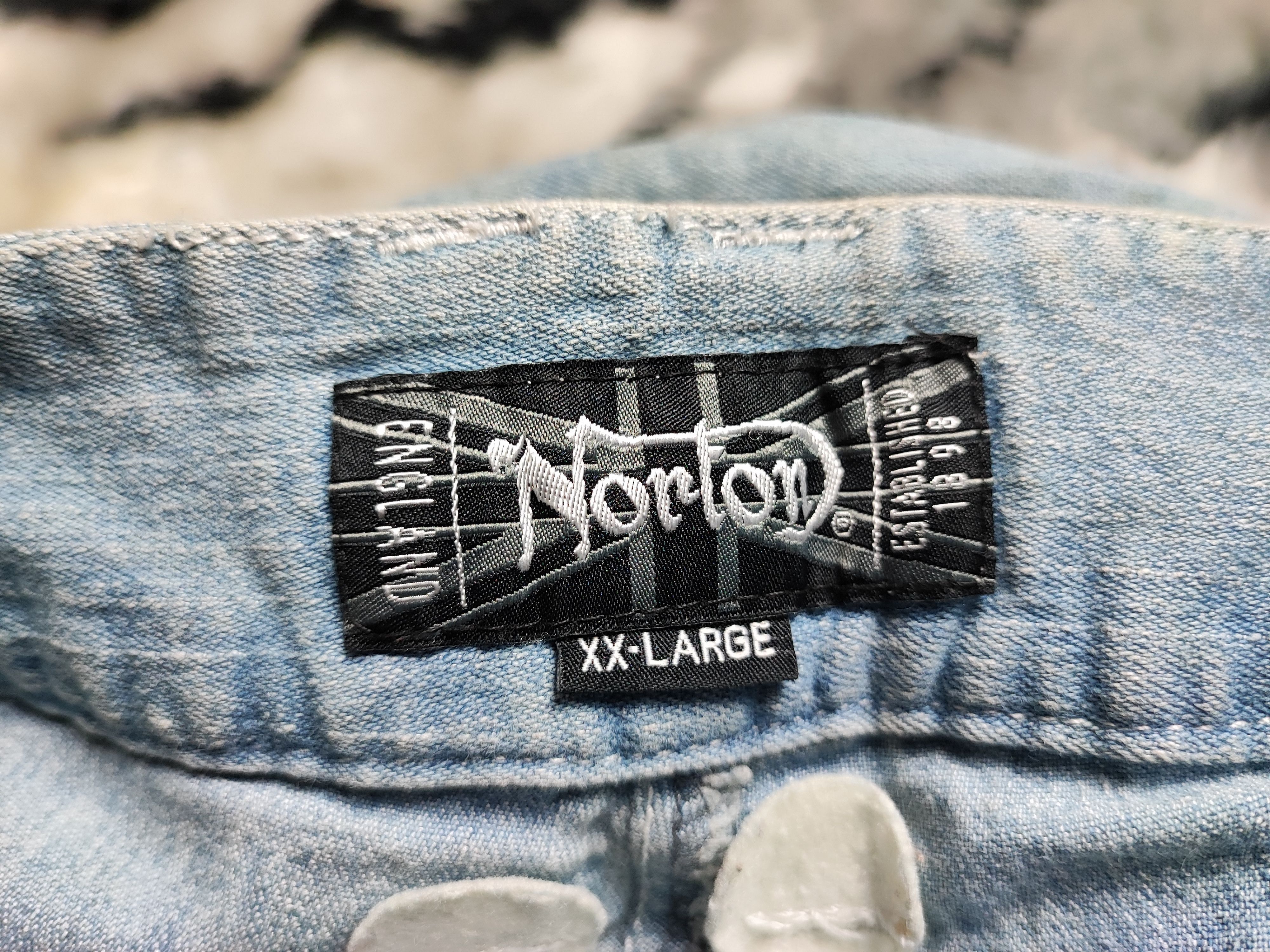 Japanese Brand × Norton × Vintage Special Design Norton Jeans Size US 35 - 17 Thumbnail