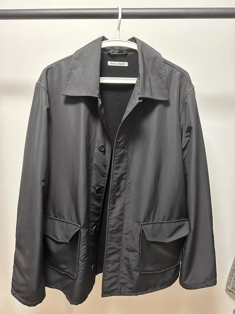 Our Legacy our legacyBlack jacket with plush 2503-Nextarrow Size US S / EU 44-46 / 1 - 2 Thumbnail