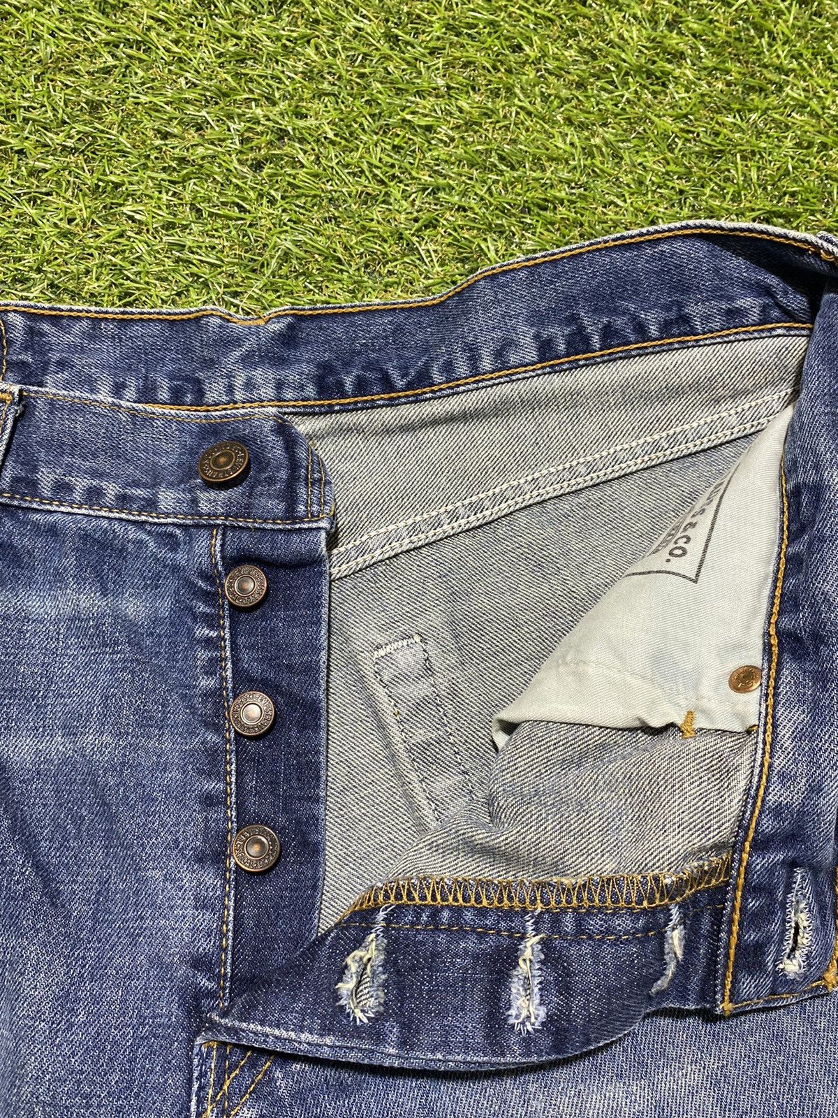 Levi's Vintage 90s Levi’s 535 jeans denim streetwear size 33x32 Size US 33 - 6 Thumbnail