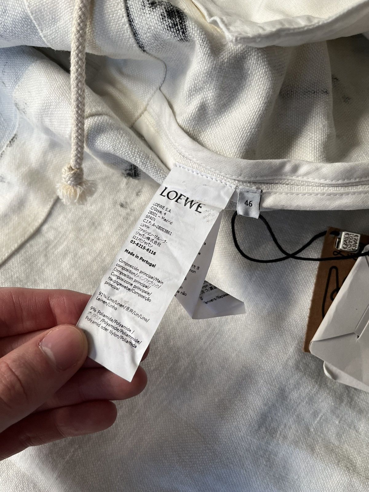 Loewe Loewe ELN Woven Parka linen 2022 By Jonathan Anderson Size US L / EU 52-54 / 3 - 18 Thumbnail
