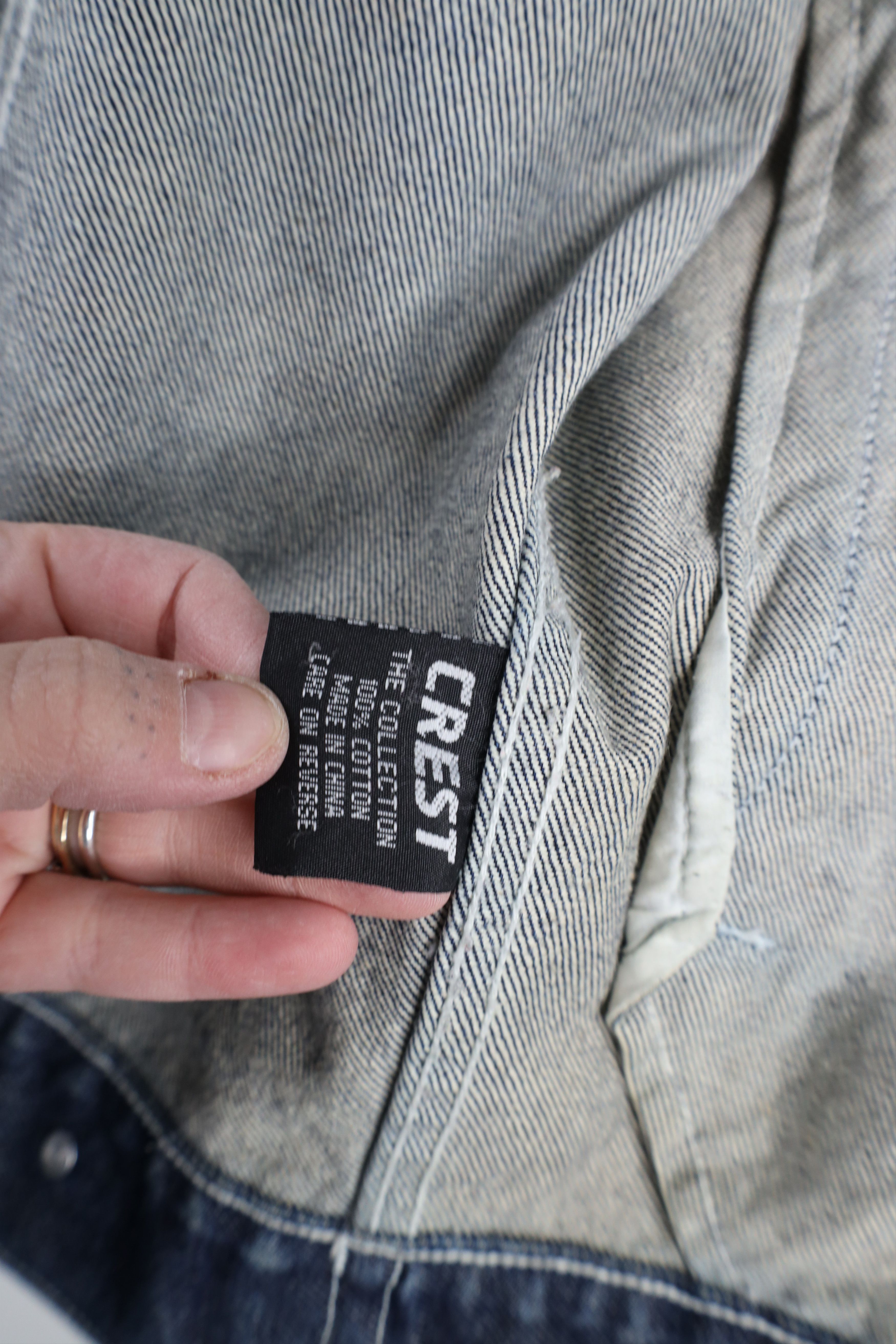 Vintage Vintage 90s Y2K Streetwear Baggy Denim Jean Trucker Jacket Size XL / US 12-14 / IT 48-50 - 10 Thumbnail