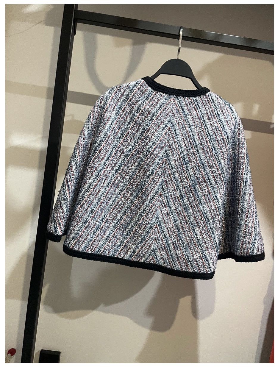 Maje New Maje Tweed cape with contrasting trim Size M / US 6-8 / IT 42-44 - 3 Thumbnail