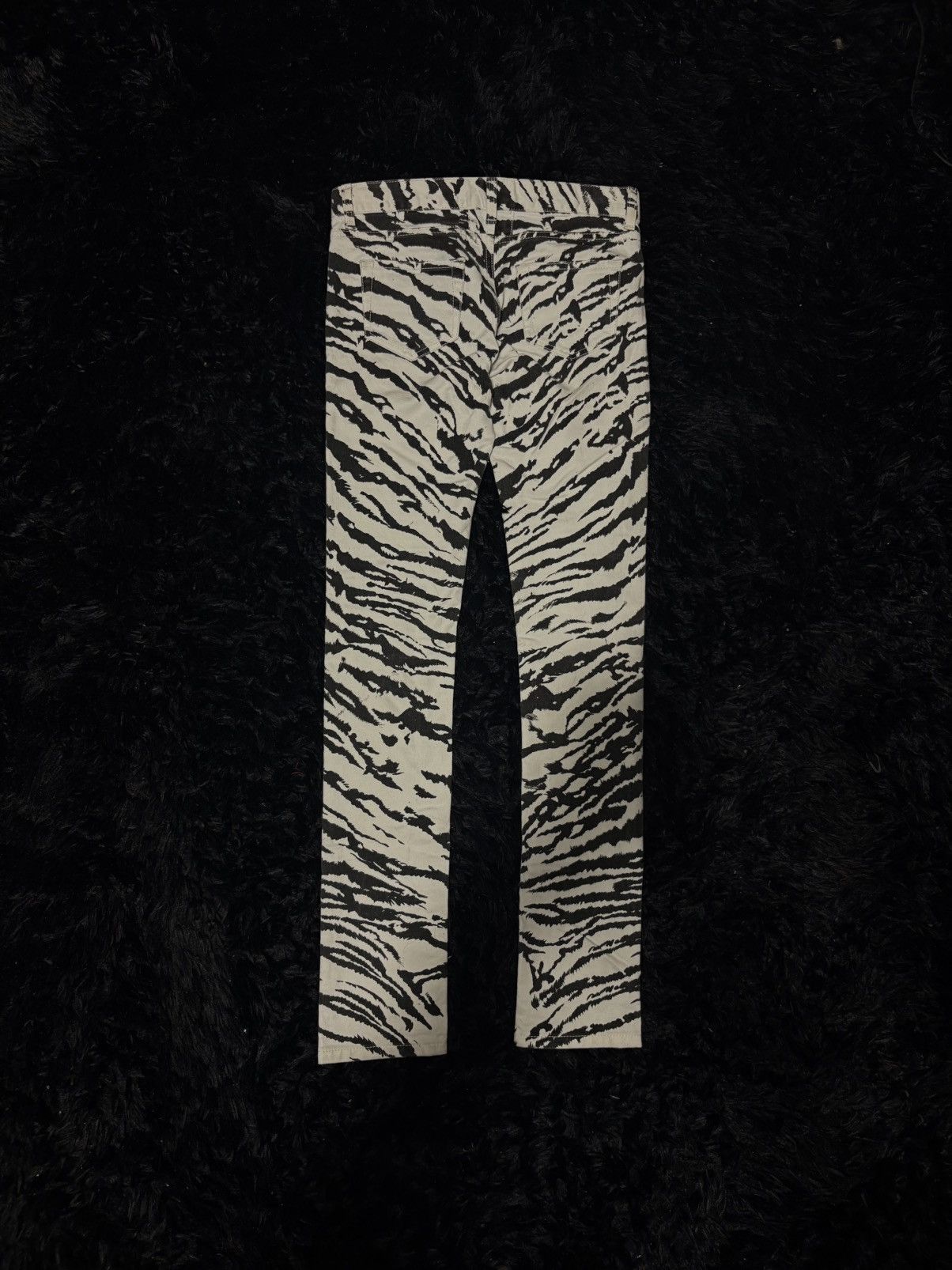 Saint Laurent Paris Saint laurent HEDI slimane SS13 zebra long inseam skinnyjean Size US 26 / EU 42 - 5 Thumbnail
