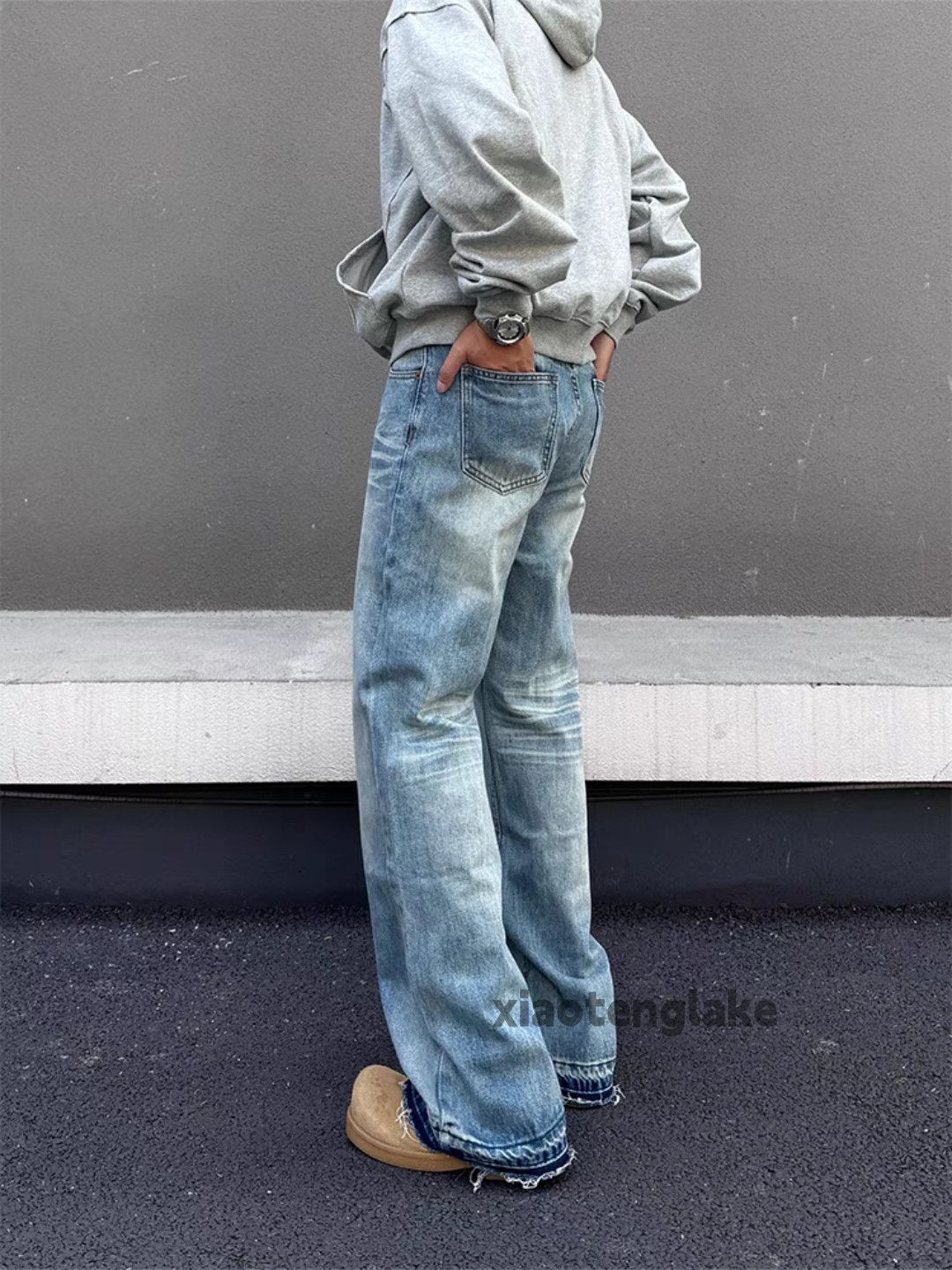 Jean × Vintage washed faded utility punk grunge yuppie bootcut jeans Size US 28 / EU 44 - 5 Thumbnail