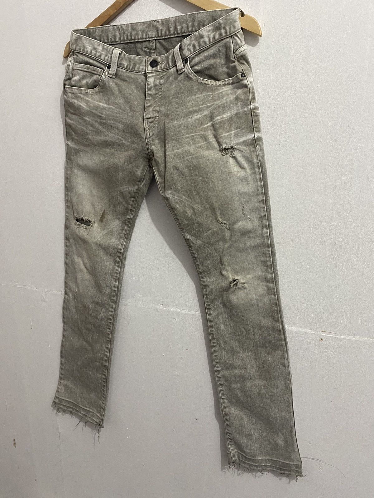 Hysteric Glamour × Le Grande Bleu (L.G.B.) × Tornado Mart Tornado Mart Washed Distressed Jeans Size US 30 / EU 46 - 3 Thumbnail