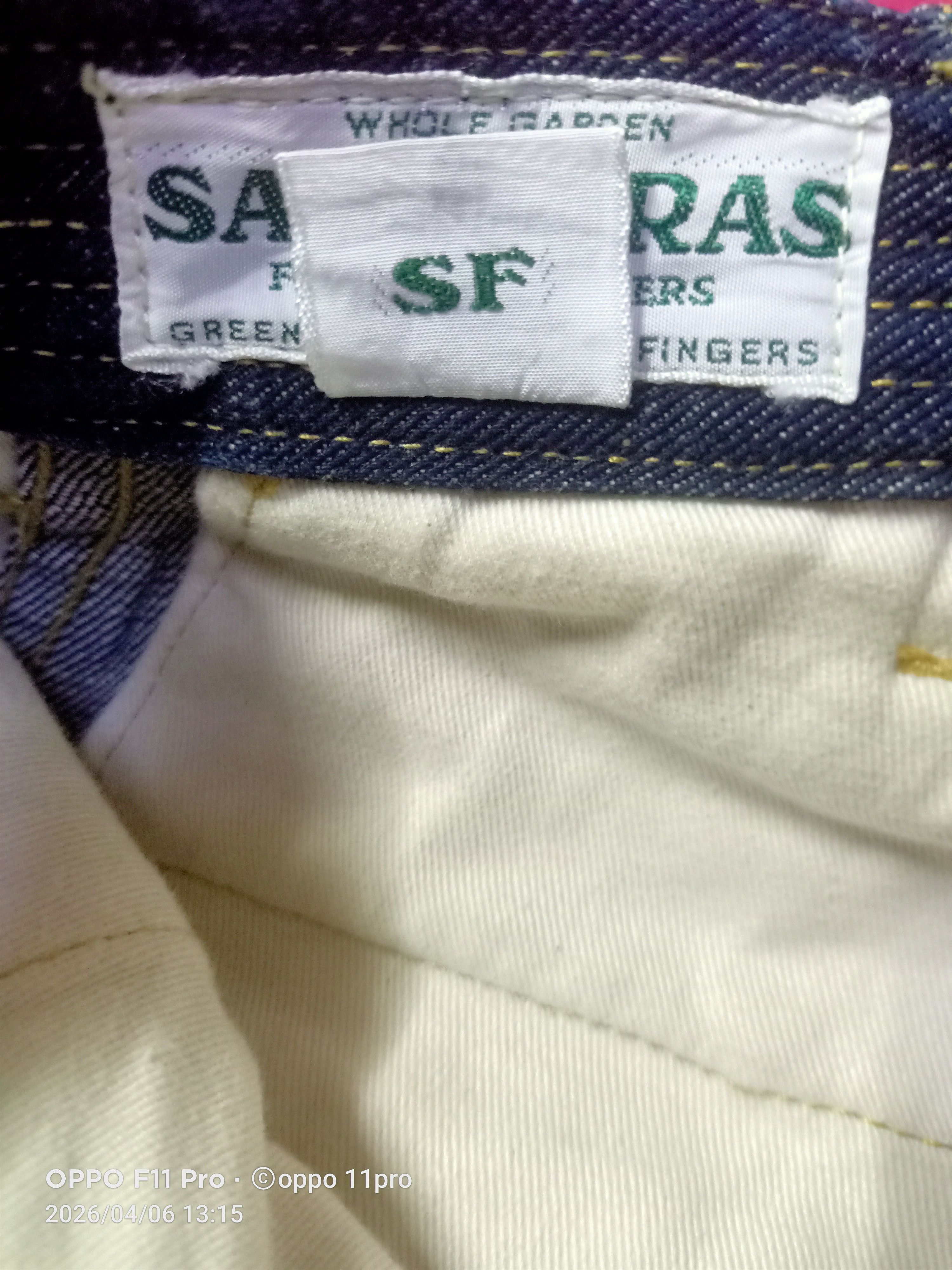 Sassafras 💥Vintage Workware SASSAFRAS Monkey Pants 💥 💥 Size US 33 - 6 Thumbnail