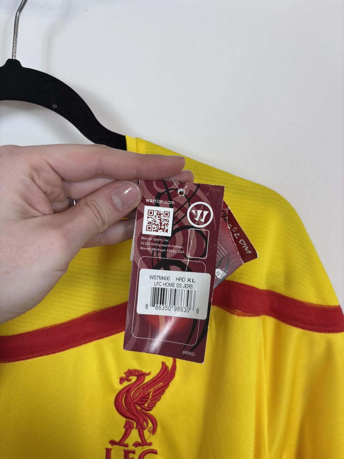 Warrior Warrior Liverpool 2014/2015 Away NWT Football Soccer Jersey Size US XL / EU 56 / 4 - 11 Thumbnail