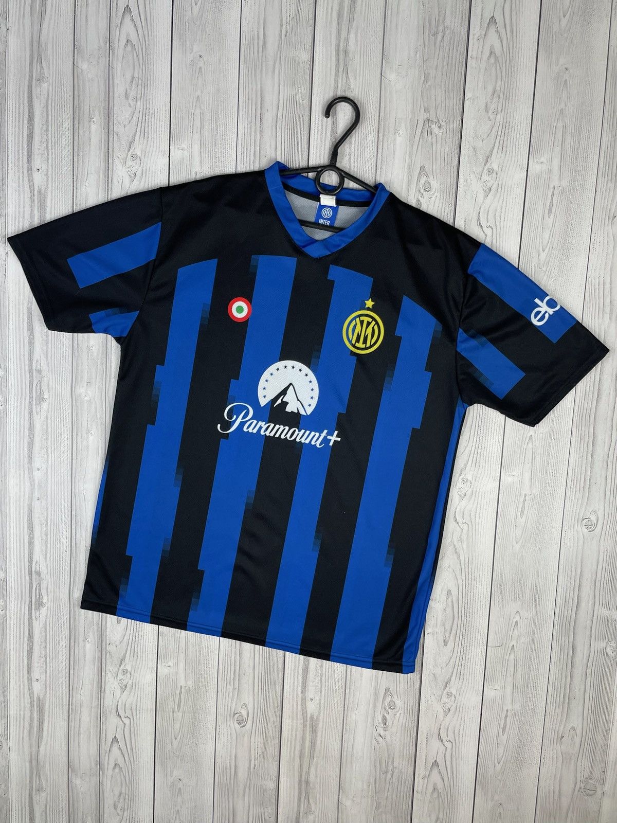 Vintage Vintage Inter Milan soccer jersey size XL rare striped Size US XL / EU 56 / 4 - 1 Thumbnail