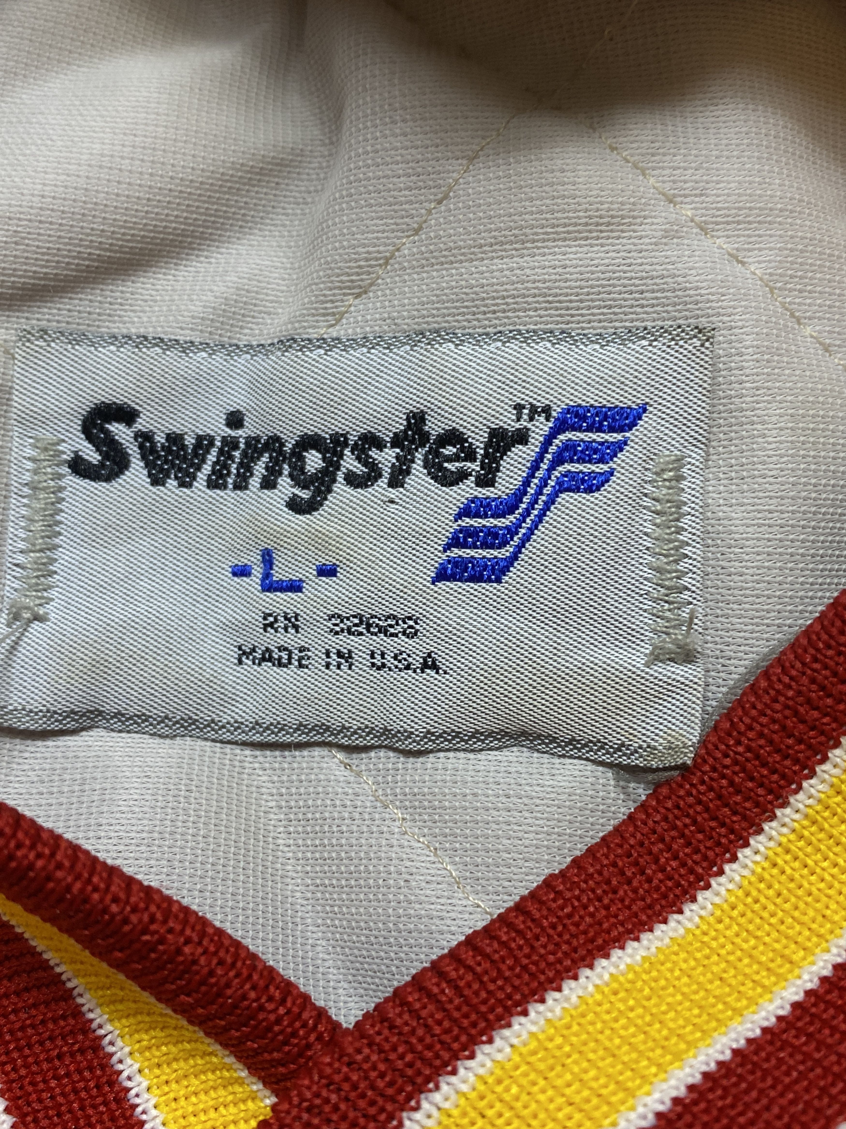Other Swingster Atlanta Hawks basketball red jacket y2k 90s Size US L / EU 52-54 / 3 - 5 Thumbnail