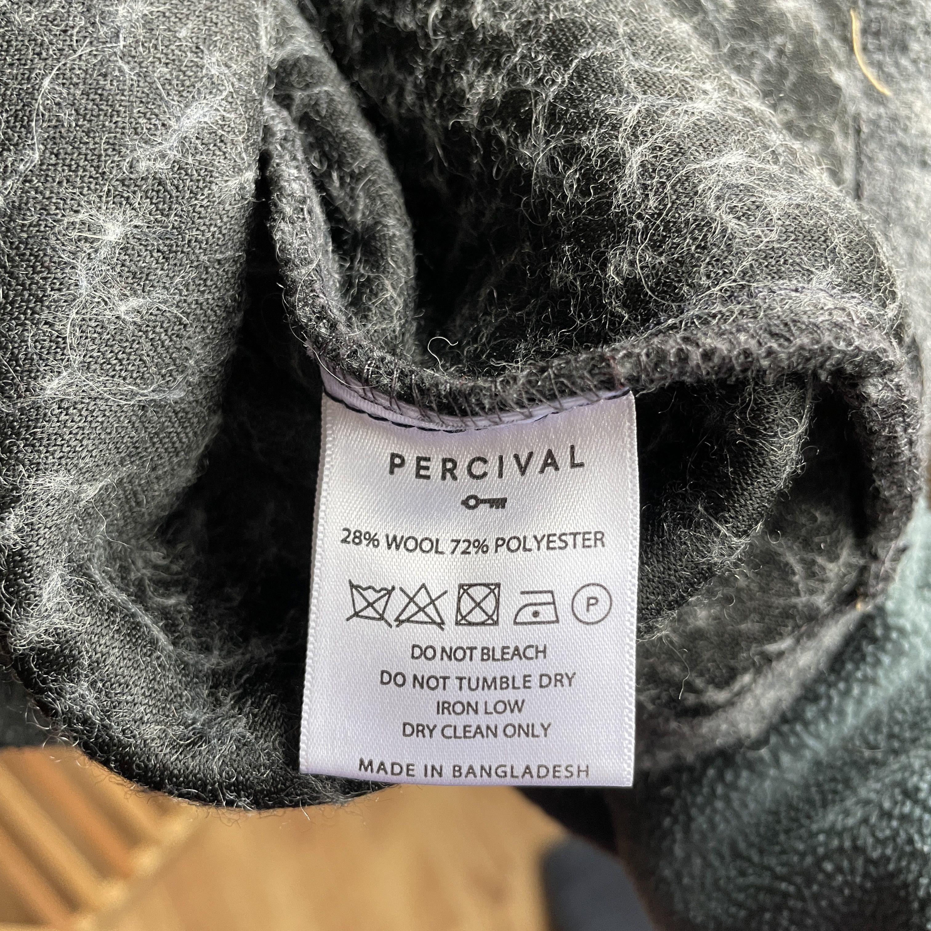 Percival Percival Wellington 4 Pocket Wool Blend Overshirt Size M Size US M / EU 48-50 / 2 - 7 Thumbnail
