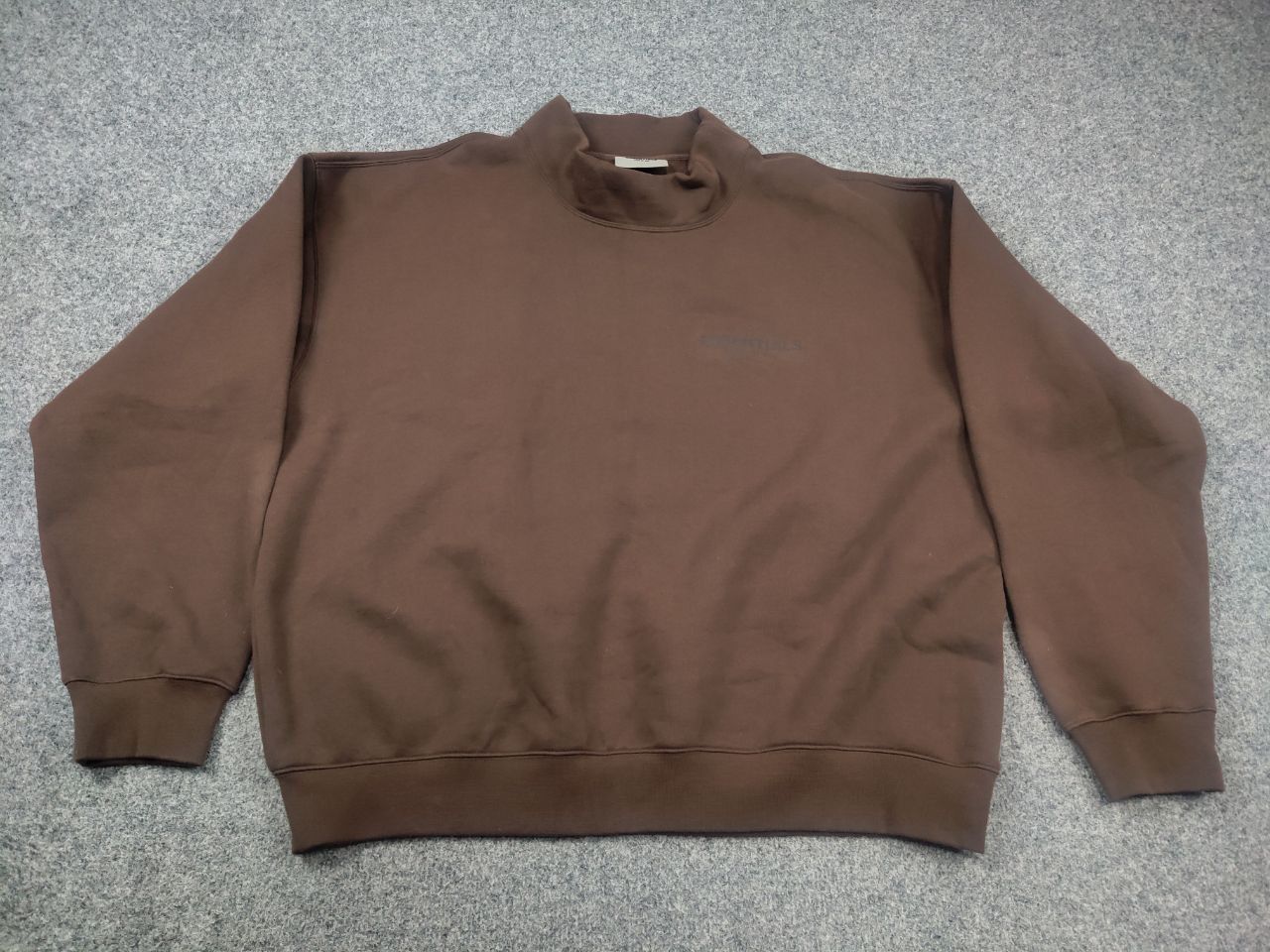 Fear of God Essentials by Fear of God Mock Neck Oversized Sweatshirt Size US XL / EU 56 / 4 - 4 Thumbnail