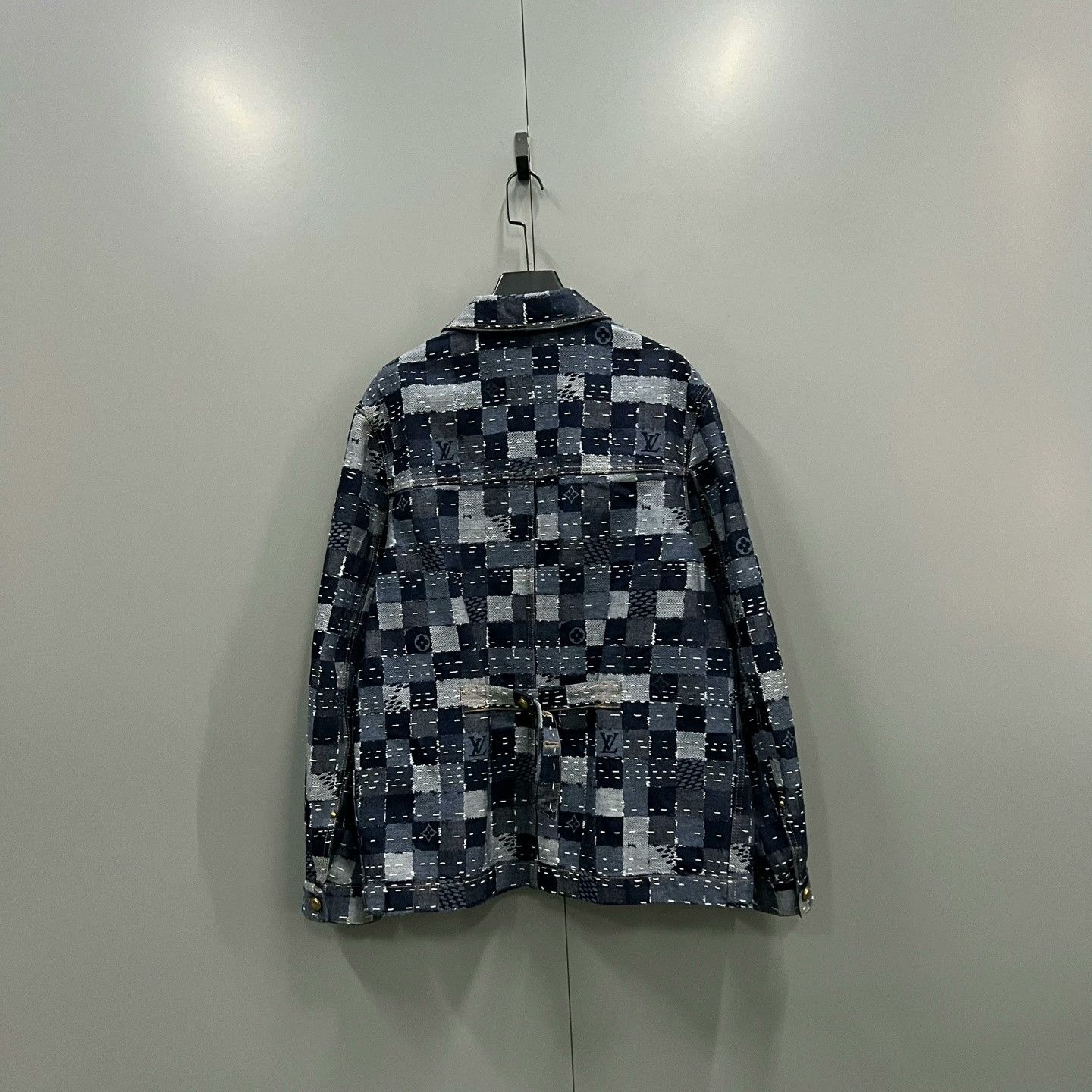 Louis Vuitton Louis Vuitton x Nigo Checkerboard Denim Jacket Size US M / EU 48-50 / 2 - 2 Thumbnail