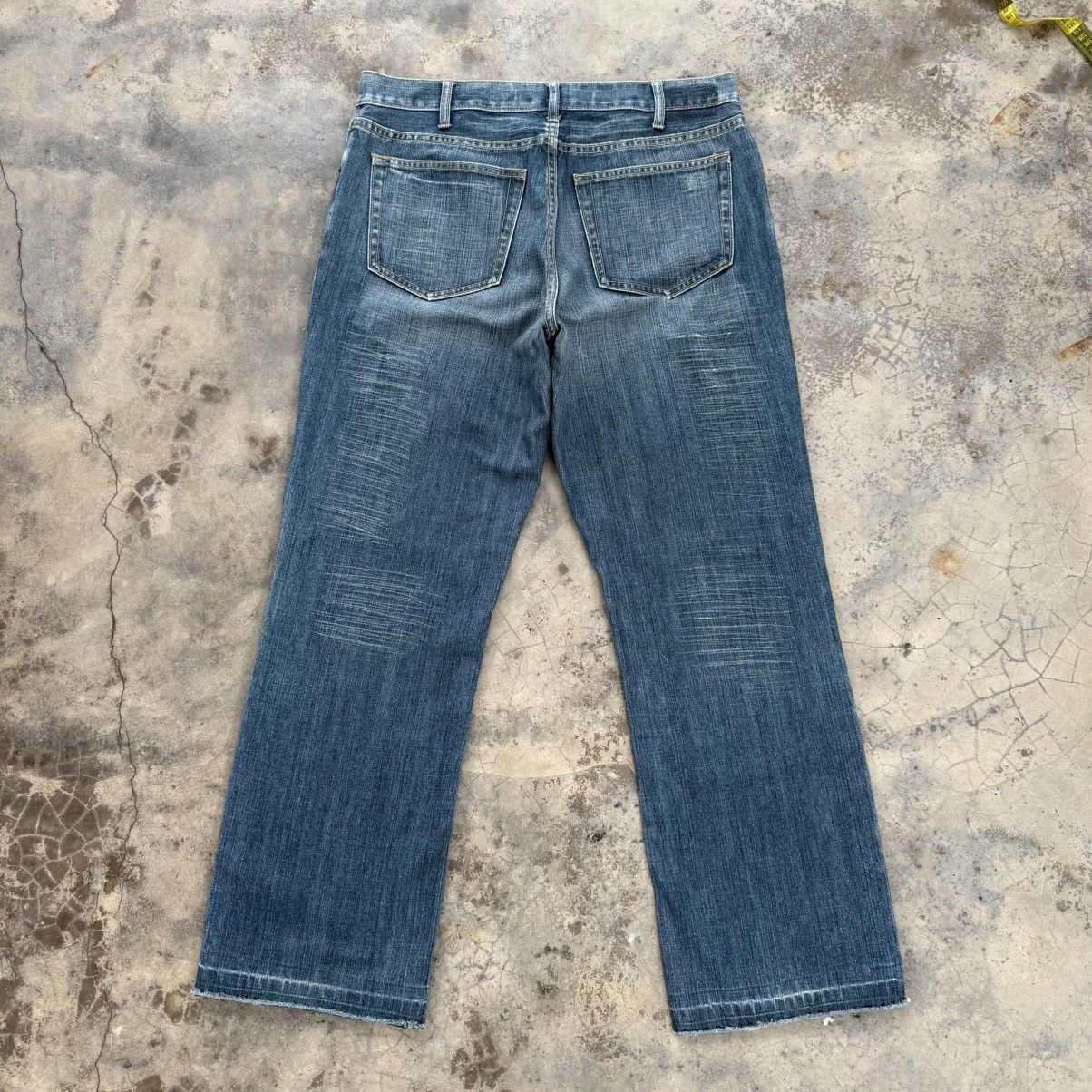 Japanese Brand VINTAGE JAPANESE FADED RIPPED JEANS DENIM PANTS Size US 36 / EU 52 - 8 Thumbnail