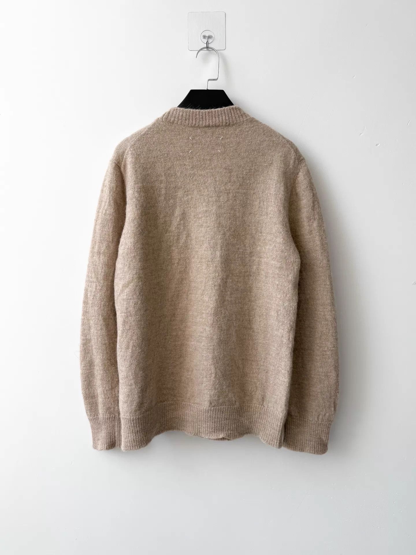 Maison Margiela Maison Margiela F/W22 Wool Sweater Light Khaki S Old Money Size S / US 4 / IT 40 - 3 Thumbnail