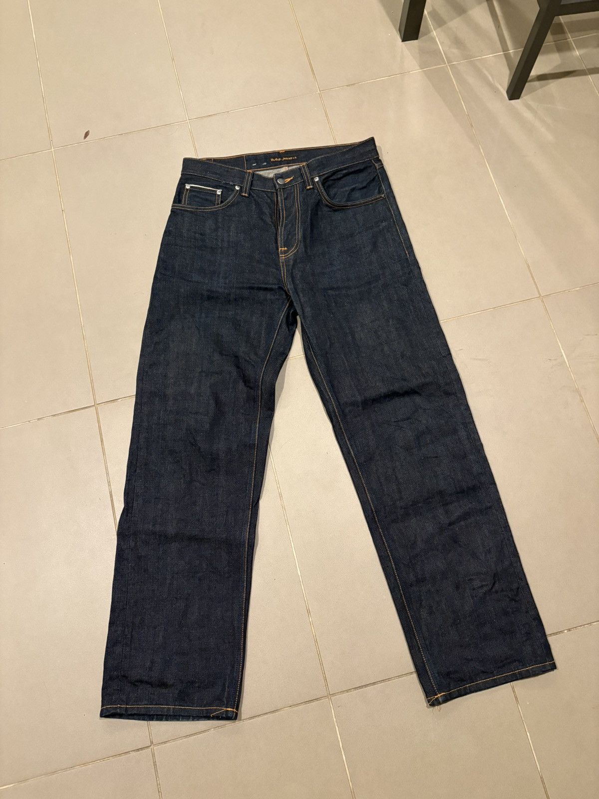 Nudie Jeans Nudie Jeans Tuff Tony Dry Selvdege Size US 31 - 4 Thumbnail