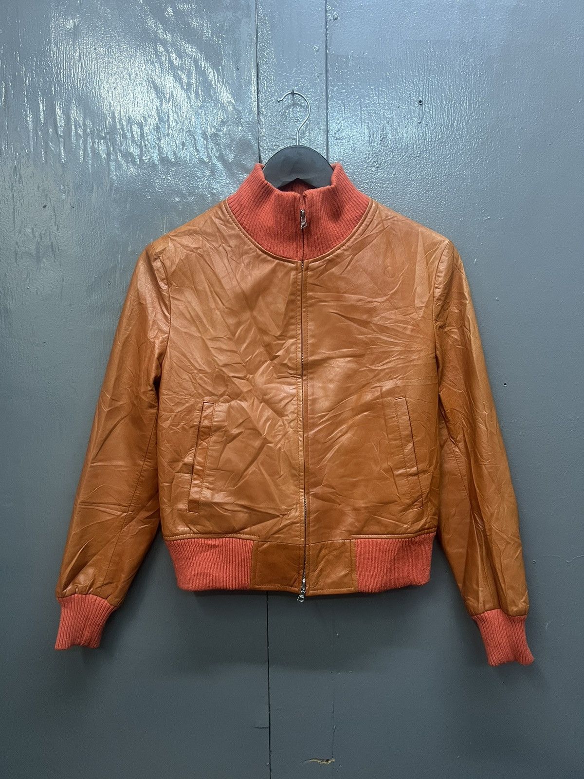 Leather Jacket Unknown Leather Jacket Brand Size M | Grailed 
