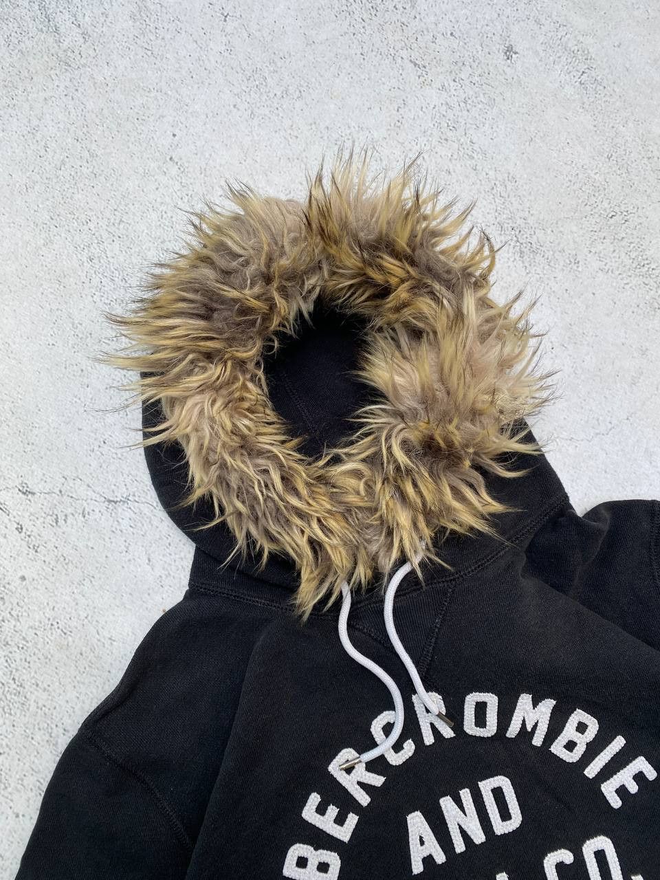 If Six Was Nine Abercrombie Y2K Fur Fuzzy LGB Style Mohair Faded Hoodie Size US XXL / EU 58 / 5 - 9 Thumbnail