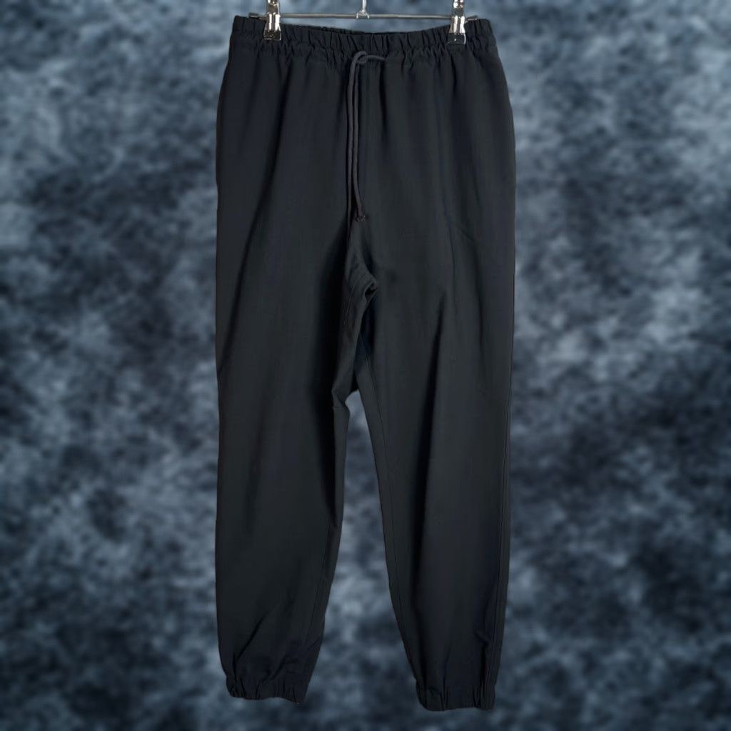 Arket VINTAGE Arket Womens Pants Black Wool Blend Elastic Waist Jogger Mature 36 (EUR) Ankle Tapered 29in Inseam Womens Size 25" / US 0 / IT 36 - 1 Thumbnail