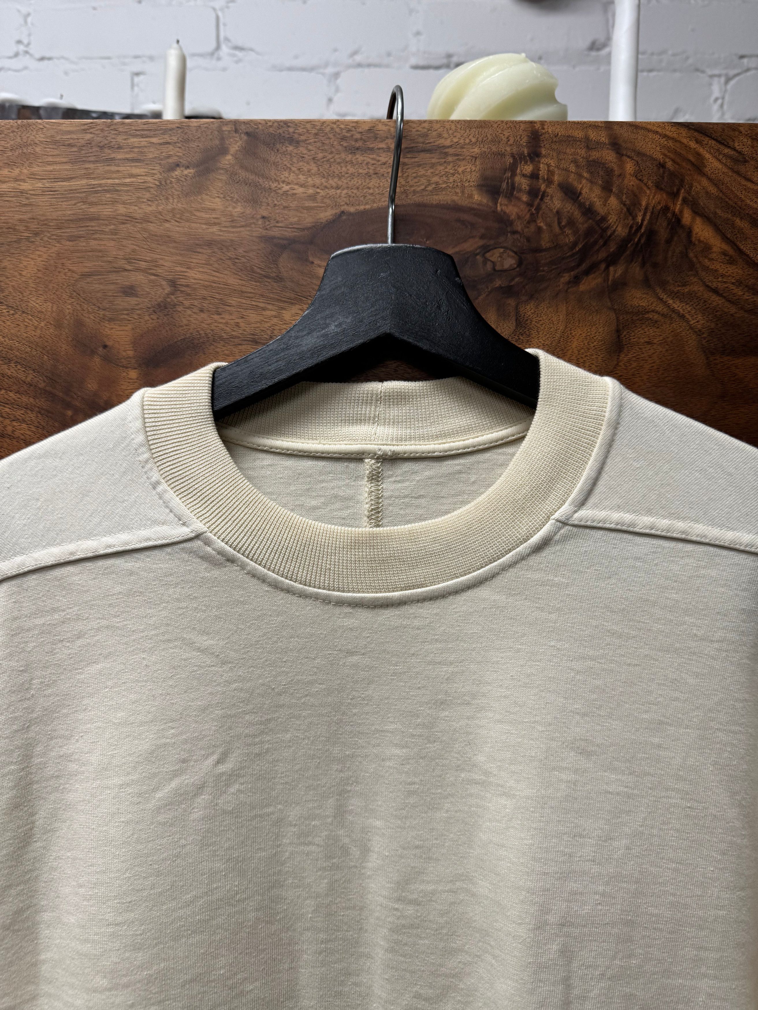 Rick Owens Rick Owens ‘Natural’ Cream White Sweatshirt Size US M / EU 48-50 / 2 - 2 Thumbnail