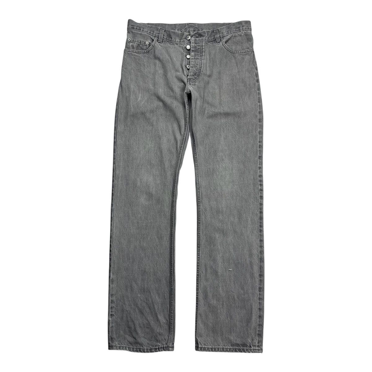 SS 2000 Helmut Lang Gray Boot Cut Denim
