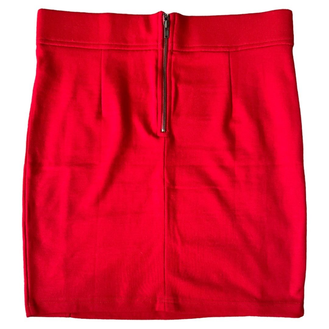 Forever 21 Forever 21 XXI Red Mini Skirt, L Size 30" / US 8 / IT 44 - 2 Thumbnail