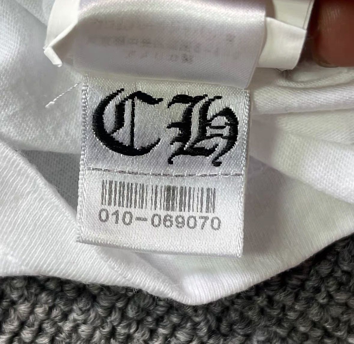 Chrome Hearts CHROME HEARTS Size L White cross scroll xy Size US L / EU 52-54 / 3 - 5 Thumbnail