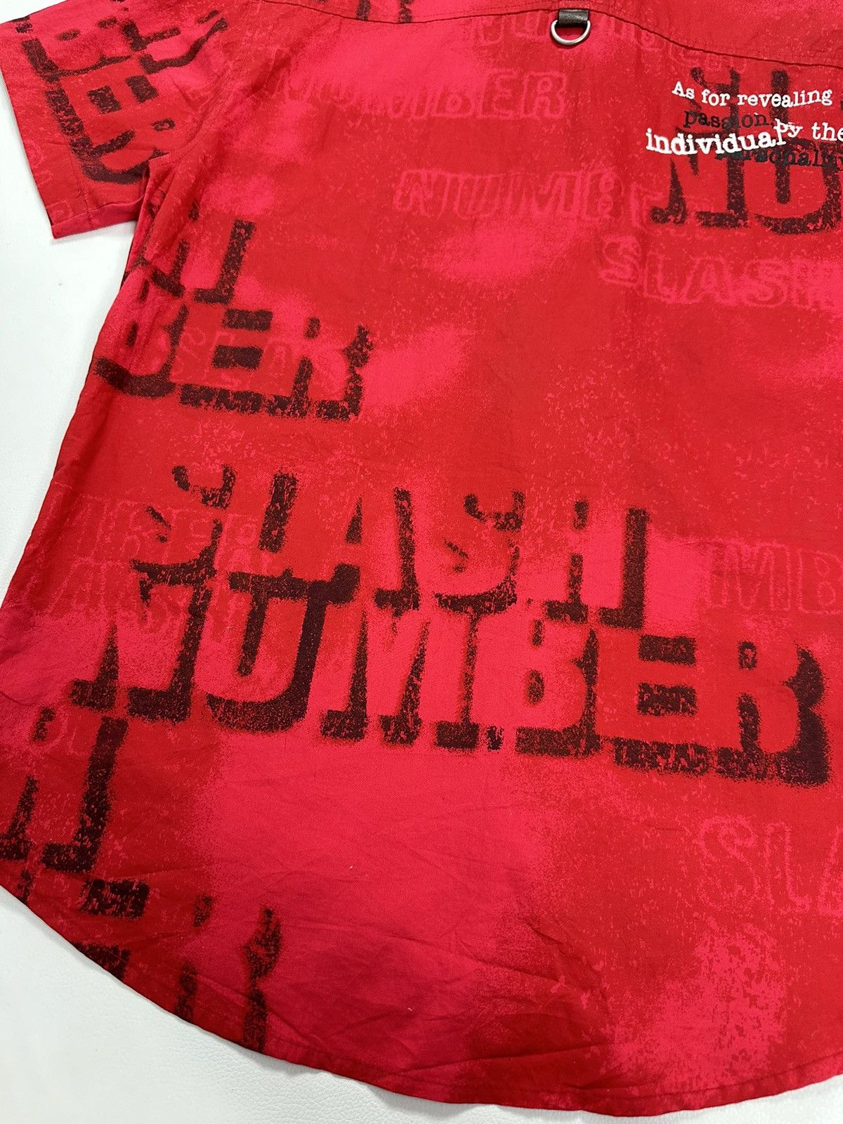 Other Slash Number Zipper Shirt Punk Bondage Gravity Style Size US M / EU 48-50 / 2 - 14 Thumbnail