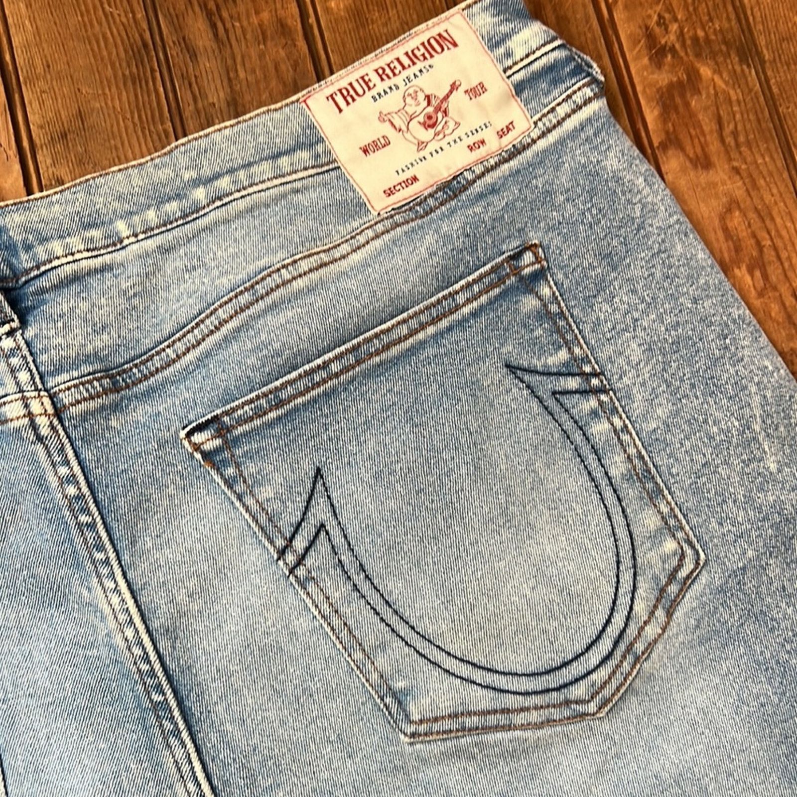 True Religion Mens True Religion Rocco jeans relaxed skinny size 42 Size US 42 / EU 58 - 3 Thumbnail