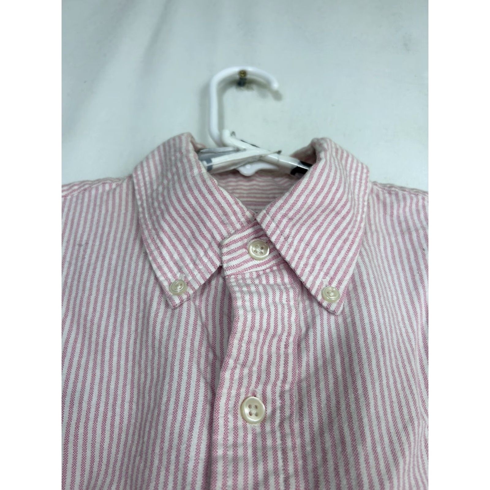 Ralph Lauren Ralph Lauren Mens Custom Fit Long Sleeve Button-Down Pink Striped Shirt M Multicolor Womens? Size US M / EU 48-50 / 2 - 5 Thumbnail