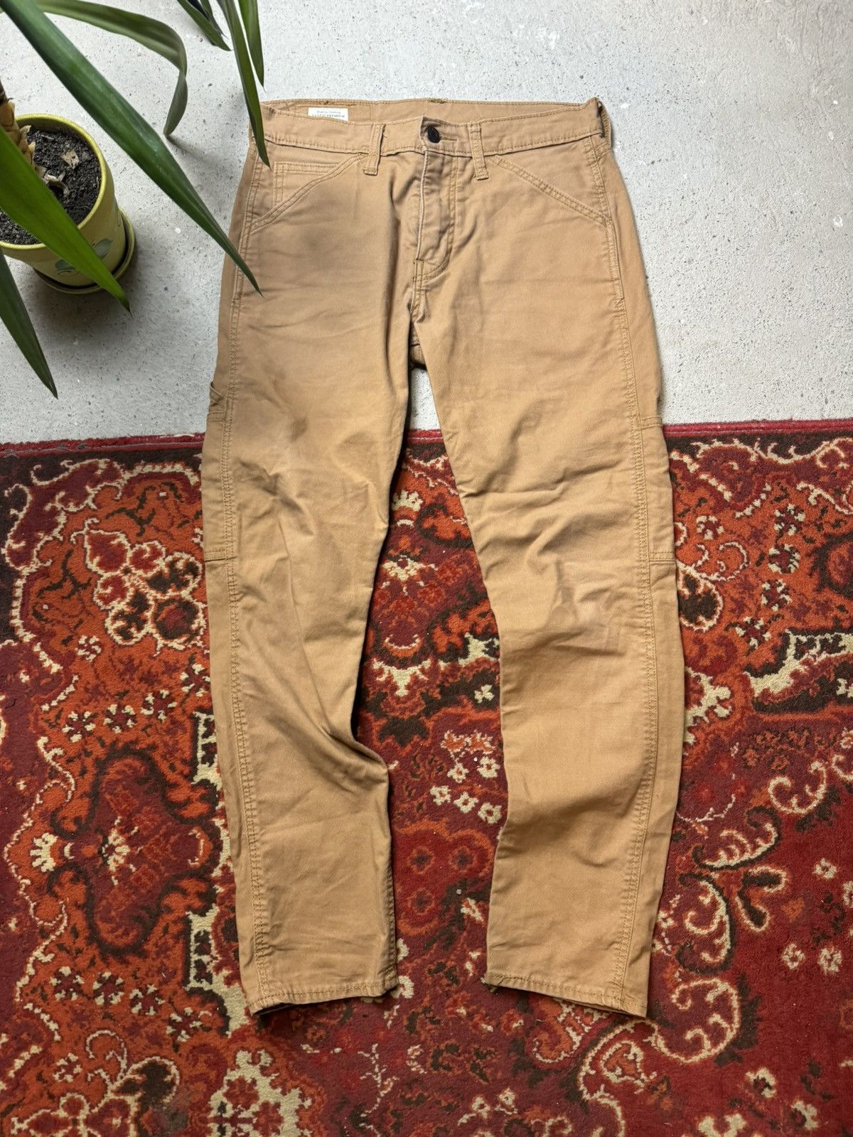 Levi's × Vintage Vintage Y2K Levi’s Workwear Cargo Active Pants Size US 30 / EU 46 - 1 Thumbnail