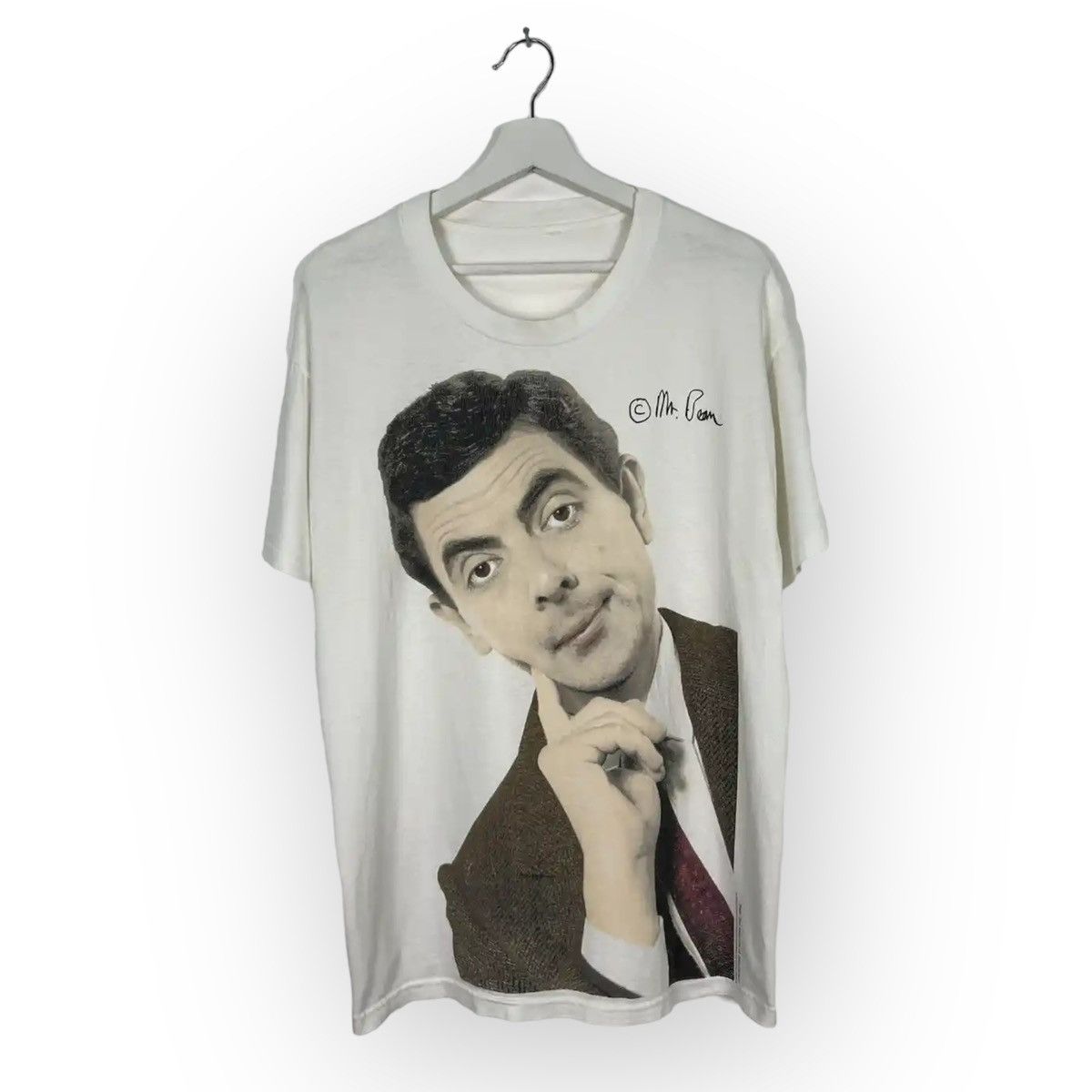 Vintage Vintage 90s Mr Bean Backstage Pass Tv Promo Tee Size US L / EU 52-54 / 3 - 1 Thumbnail