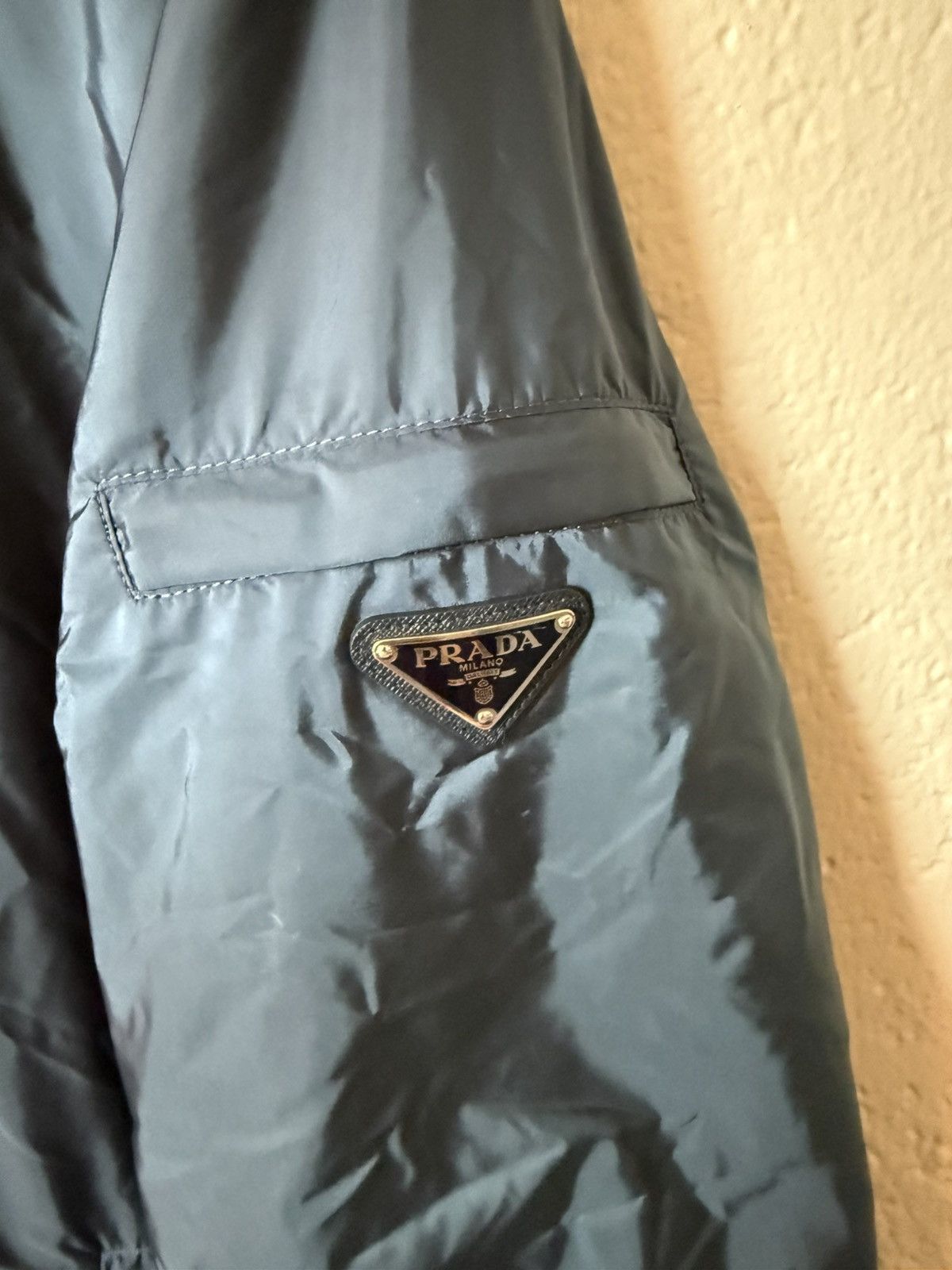 Prada Prada Nylon Hooded Windbreaker blue Size US M / EU 48-50 / 2 - 5 Thumbnail