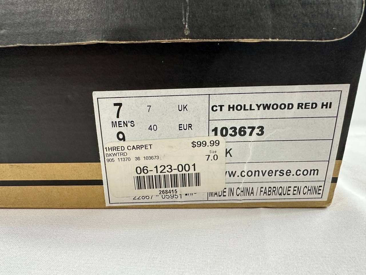 Converse Lupe Fiasco x Converse Chuck Taylor All Star Hollywood Hi Size US 7 / EU 40 - 10 Thumbnail