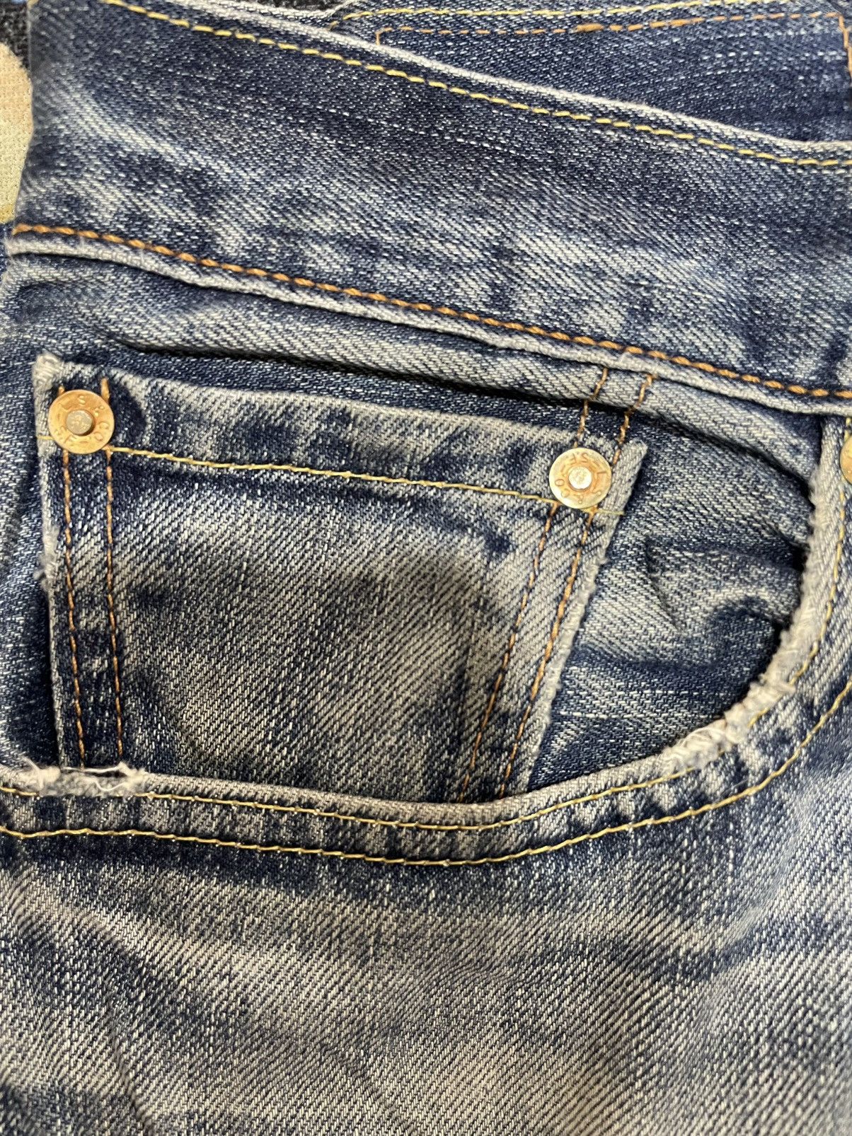 Levi's × Levi's Vintage Clothing Vintage Levi’s 502 Ripped Distressed Denim Size US 32 / EU 48 - 9 Thumbnail