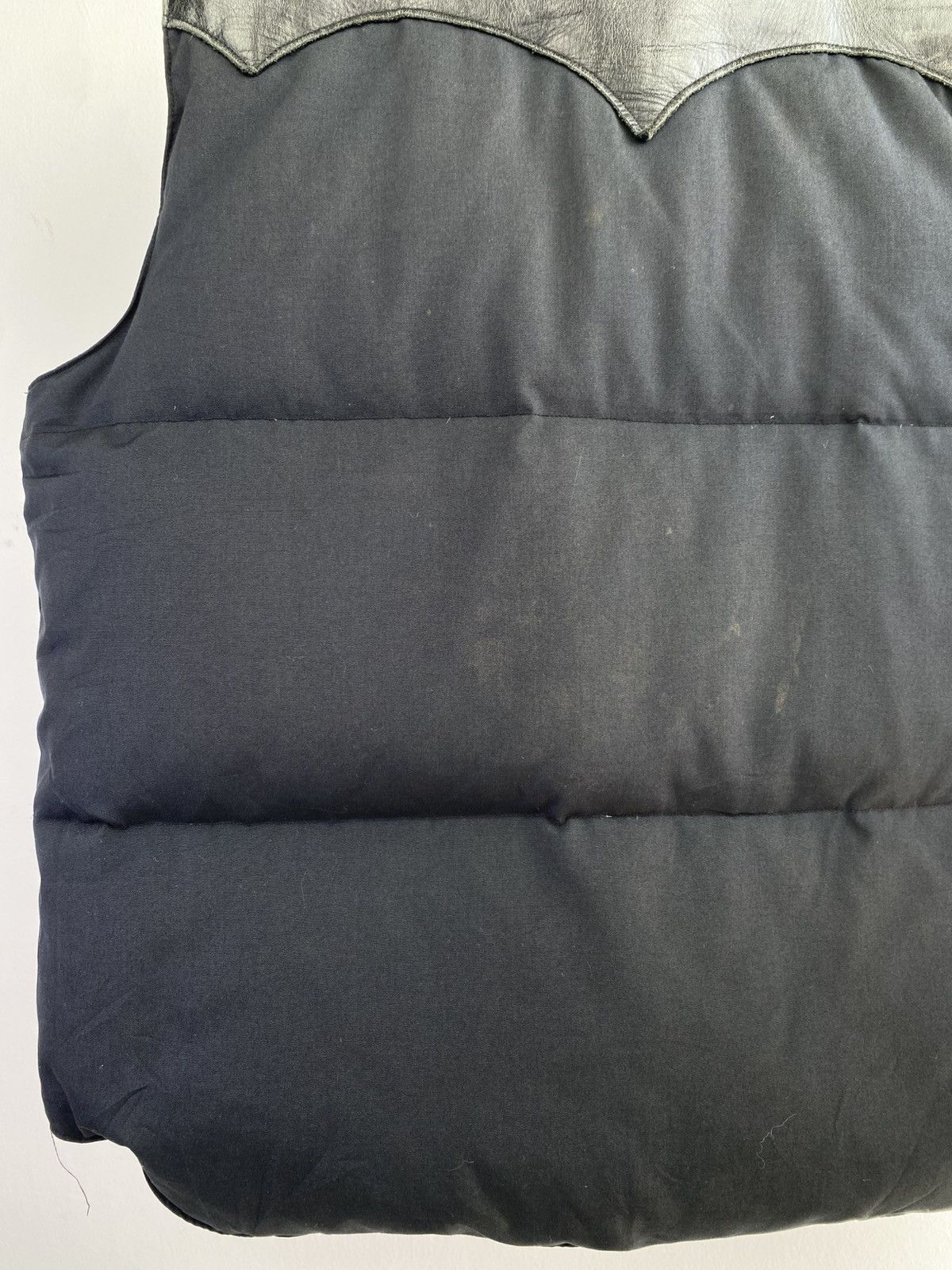 Sugar Cane Sugarcane Leather Yoke Down Vest Size US L / EU 52-54 / 3 - 15 Thumbnail