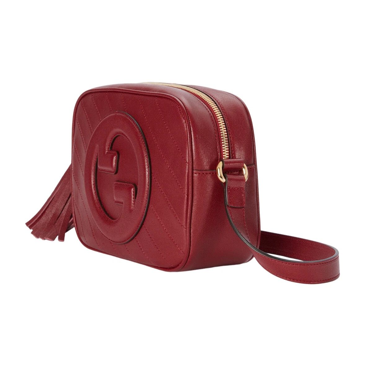 Gucci GUCCI Blondie Small Red Leather Shoulder Bag Size ONE SIZE - 2 Thumbnail