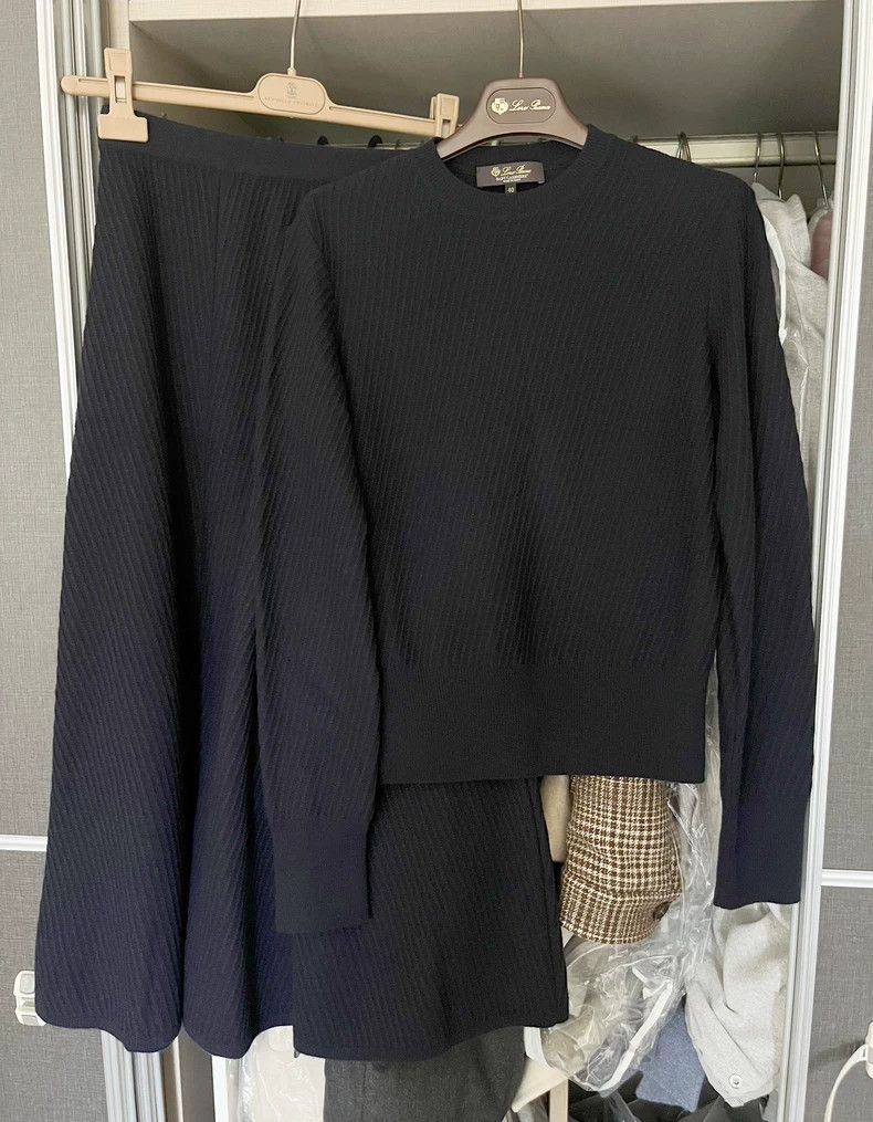 Ermenegildo Zegna Loro Piana Baby Cashmere Twill Set - dmc Size US S / EU 44-46 / 1 - 1 Thumbnail