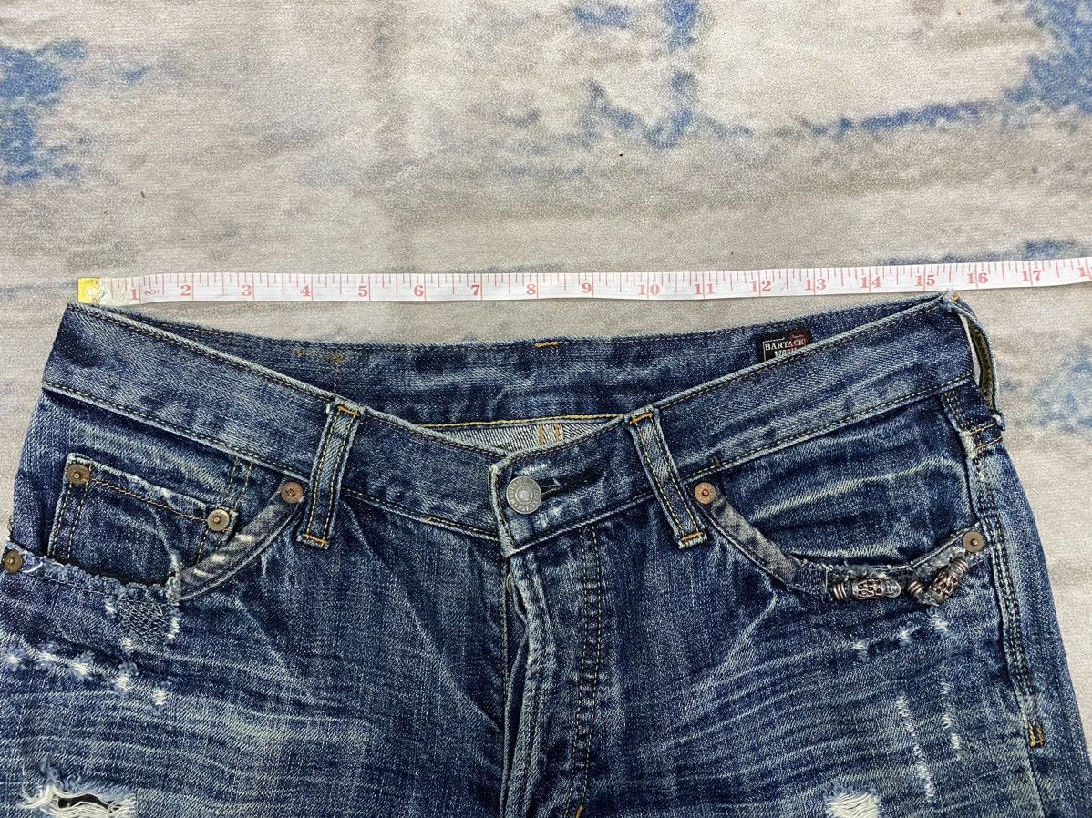 14th Addiction Vtg BARTACK Japan Distressed Ring Detailing pants Size US 30 / EU 46 - 18 Thumbnail