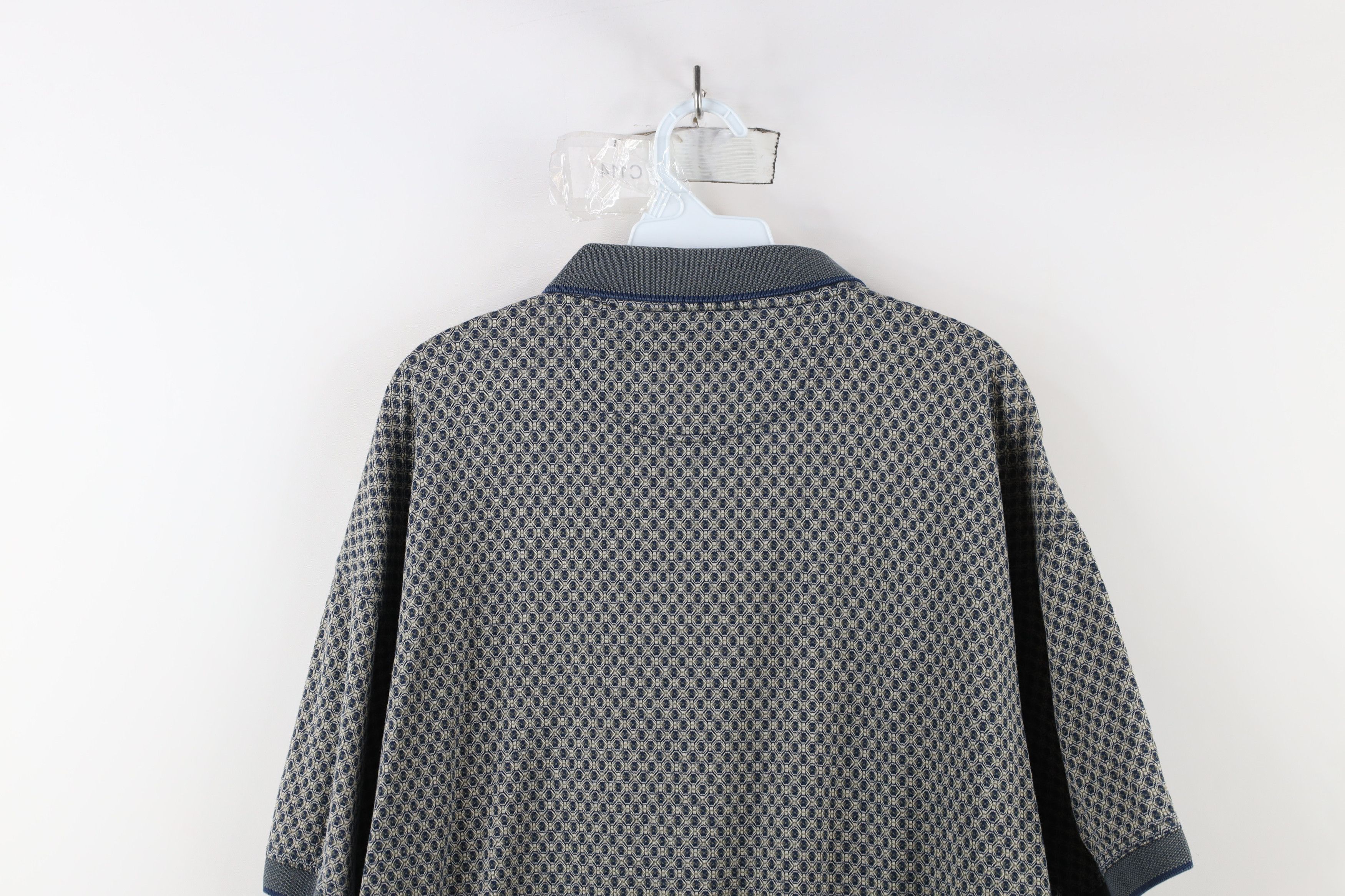 Vintage Vintage 90s Streetwear Geometric Collared Golf Polo Shirt Size US XL / EU 56 / 4 - 10 Thumbnail