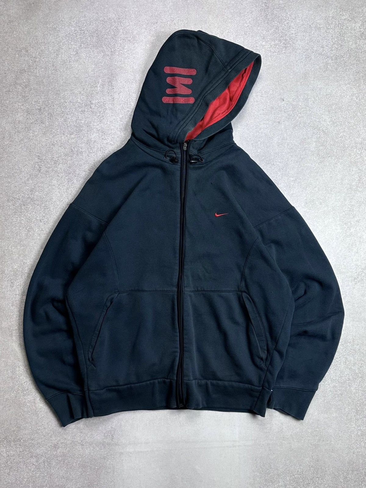 Nike × Skepta Vintage Nike Skepta TN Style Boxy Y2K Zip Hoodie S Rare Size US S / EU 44-46 / 1 - 1 Thumbnail