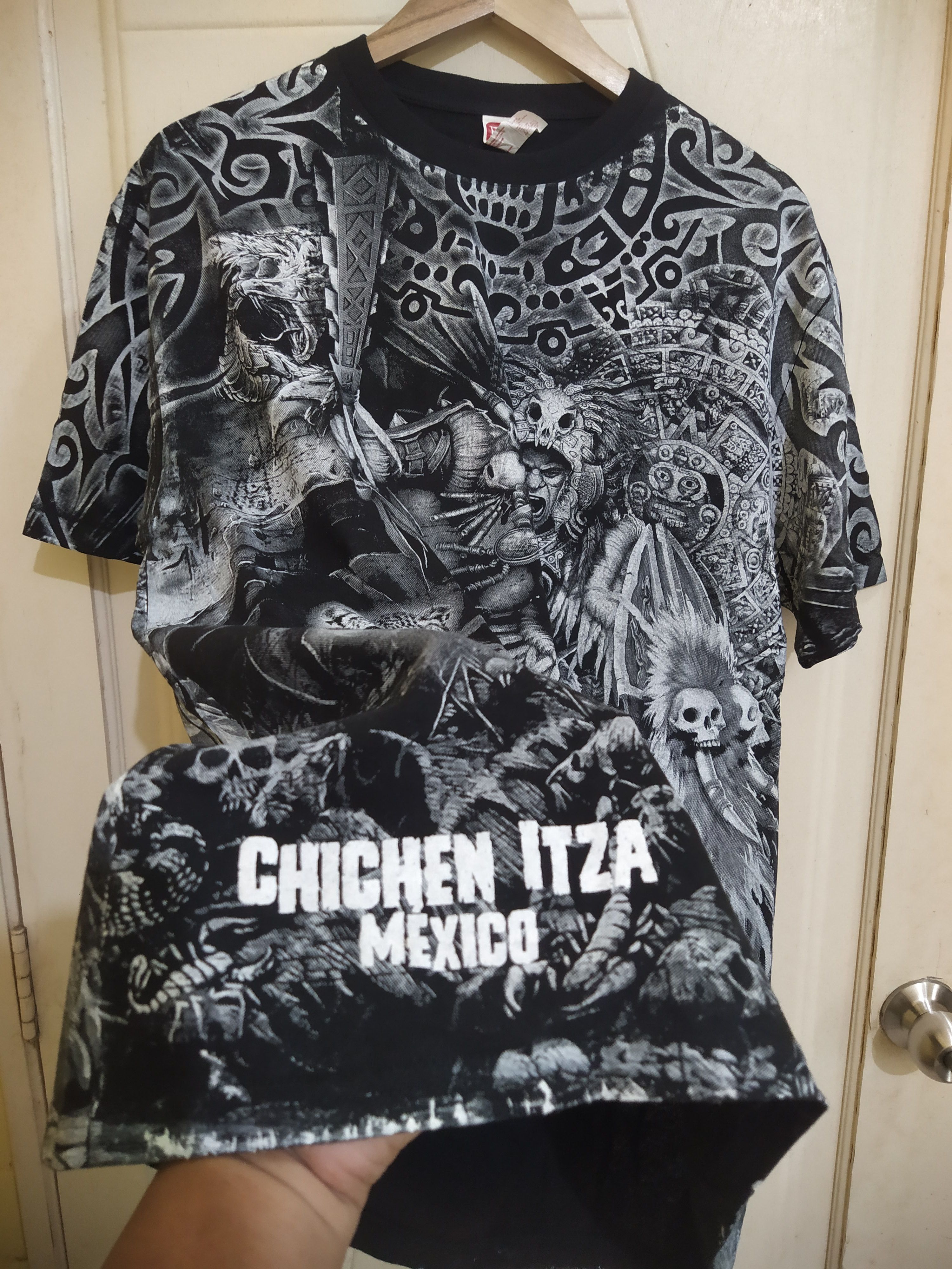 Other Chichen Itza Mexico full print casual shirt Size US L / EU 52-54 / 3 - 6 Thumbnail
