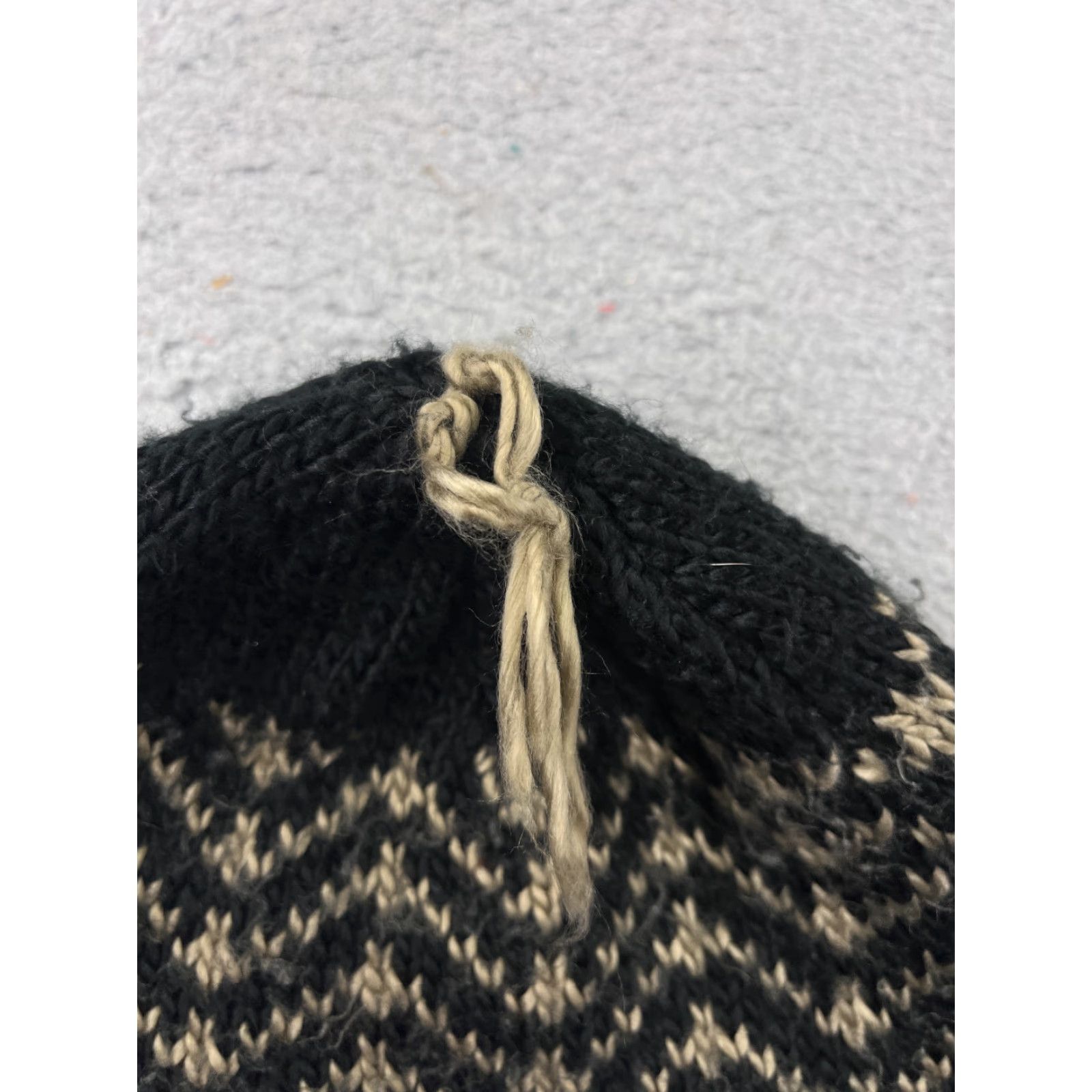 Dakine DAKINE Beanie Hat Adult One Size Black Knit Zig Zag 100% Acrylic Ski Mens Womens Unisex Size ONE SIZE - 5 Thumbnail