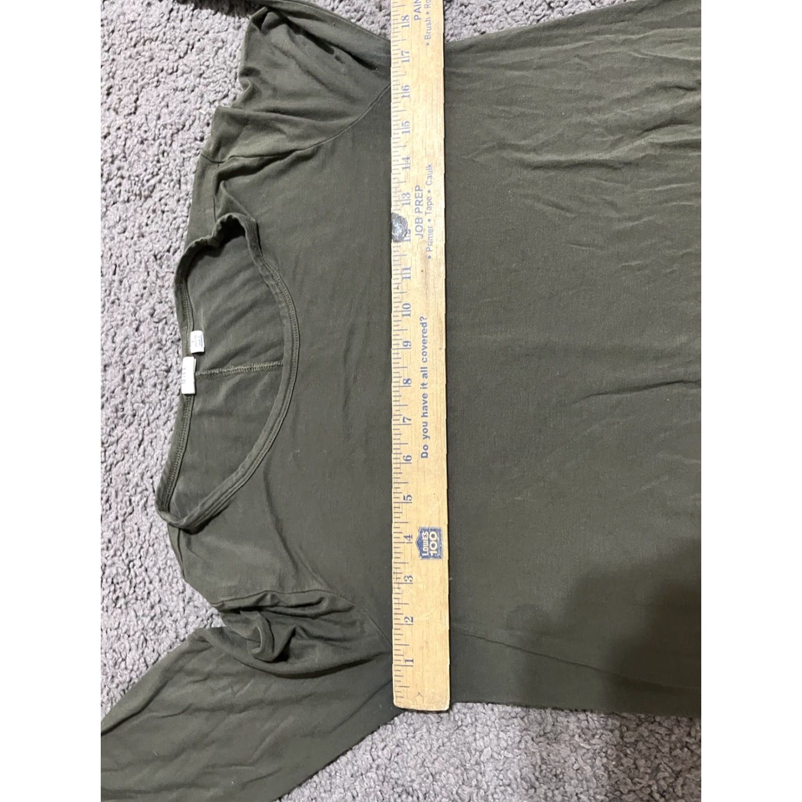 Gap Gap Dress Women Shirt Dress Petites S Green Knee Length 3/4 Sleeve Casual Shift Dress Size S / US 4 / IT 40 - 4 Thumbnail