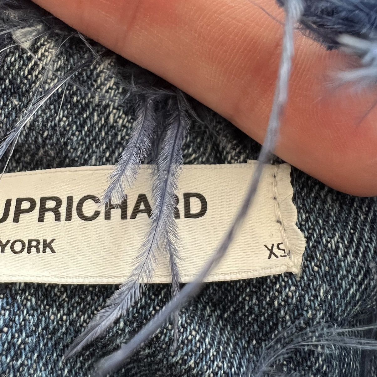 Amanda Uprichard amanda uprichard eleni dress blue denim size XS BD Size XS / US 0-2 / IT 36-38 - 3 Thumbnail