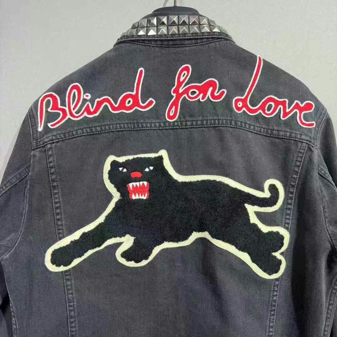 Gucci GUCCI Black Panther Denim Jacket Size US S / EU 44-46 / 1 - 3 Thumbnail
