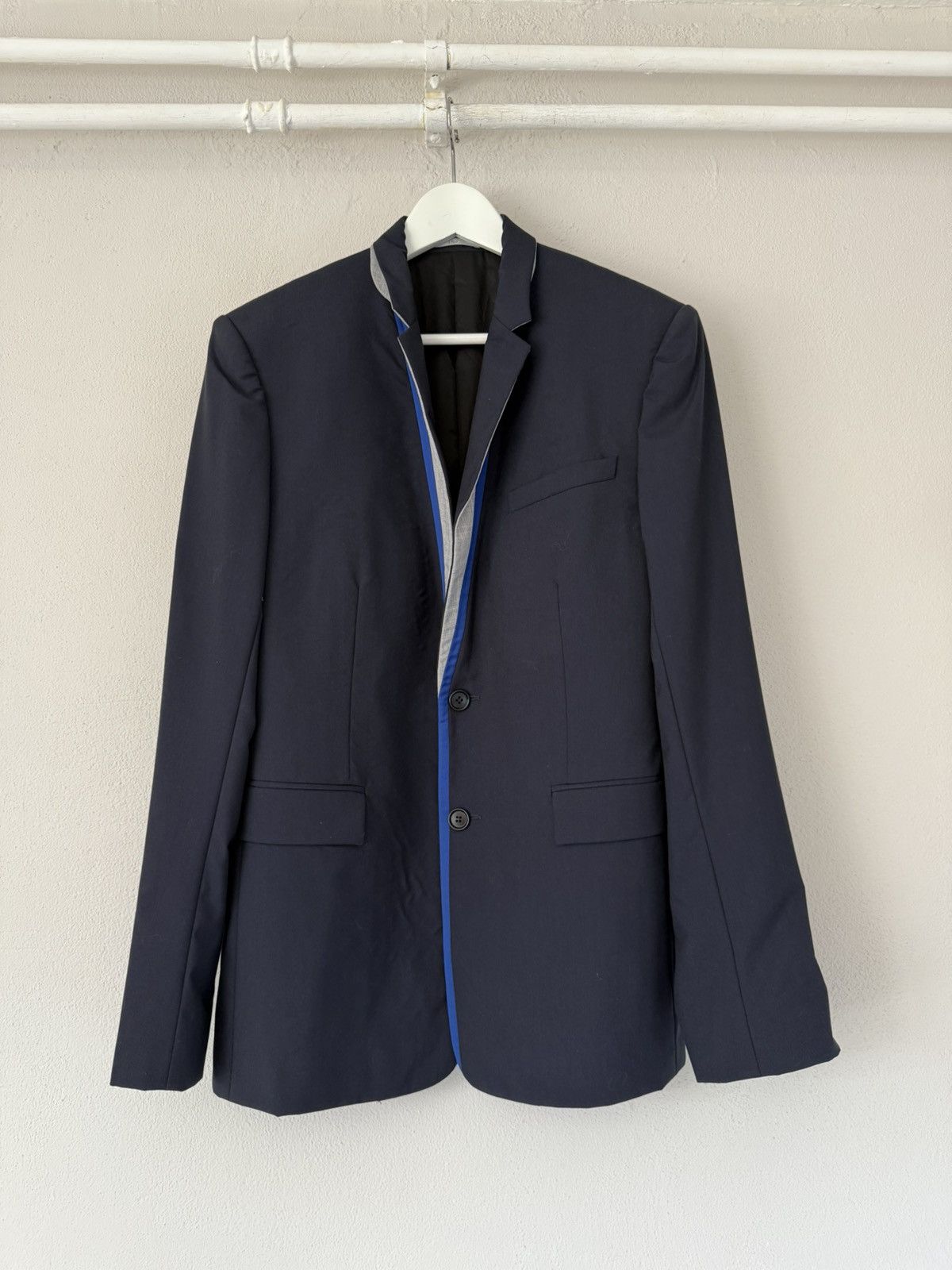 Dior Wool Blazer with Contrast Trim Detailing Size US M / EU 48-50 / 2 - 4 Thumbnail
