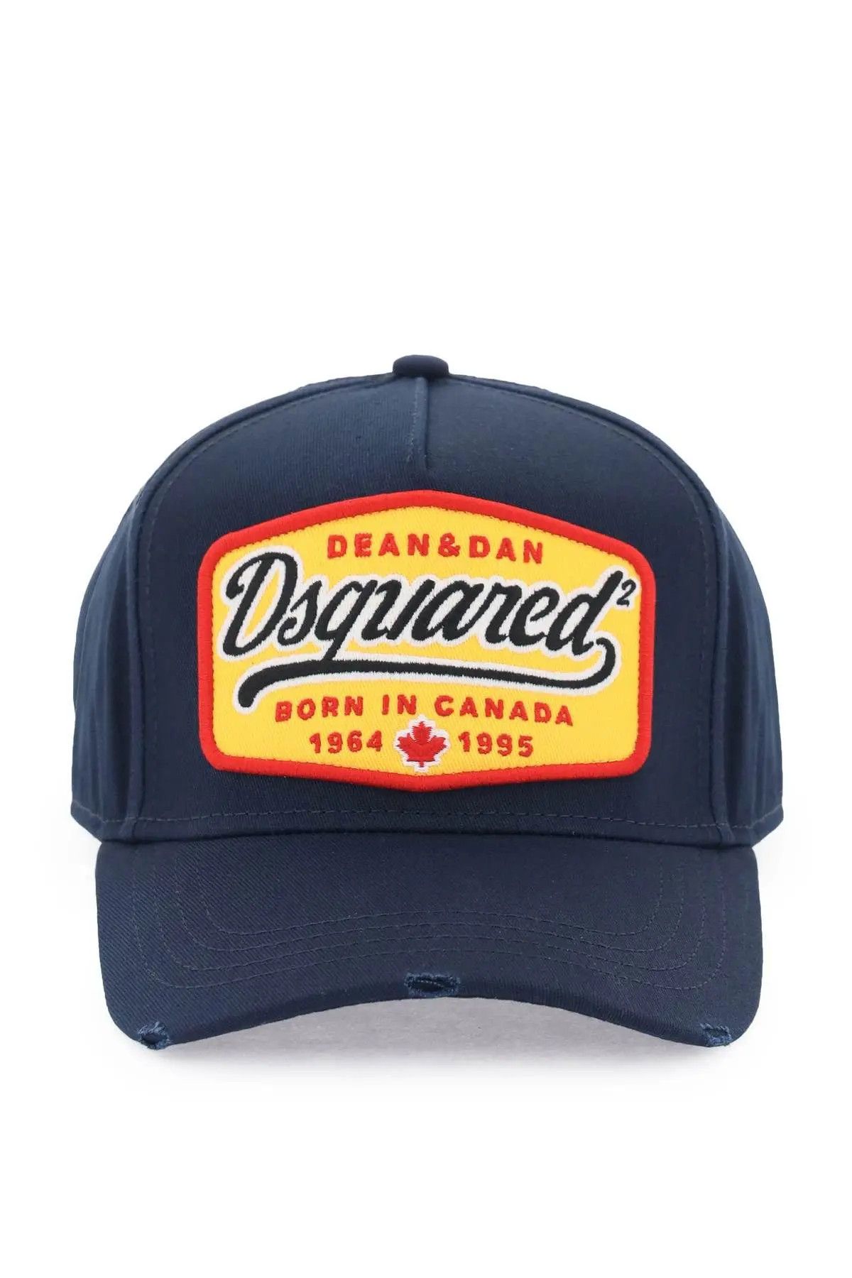 image of Dsquared2 O1S22I1N0224 Size-Os Patch Baseball Cap In Blue, Men's