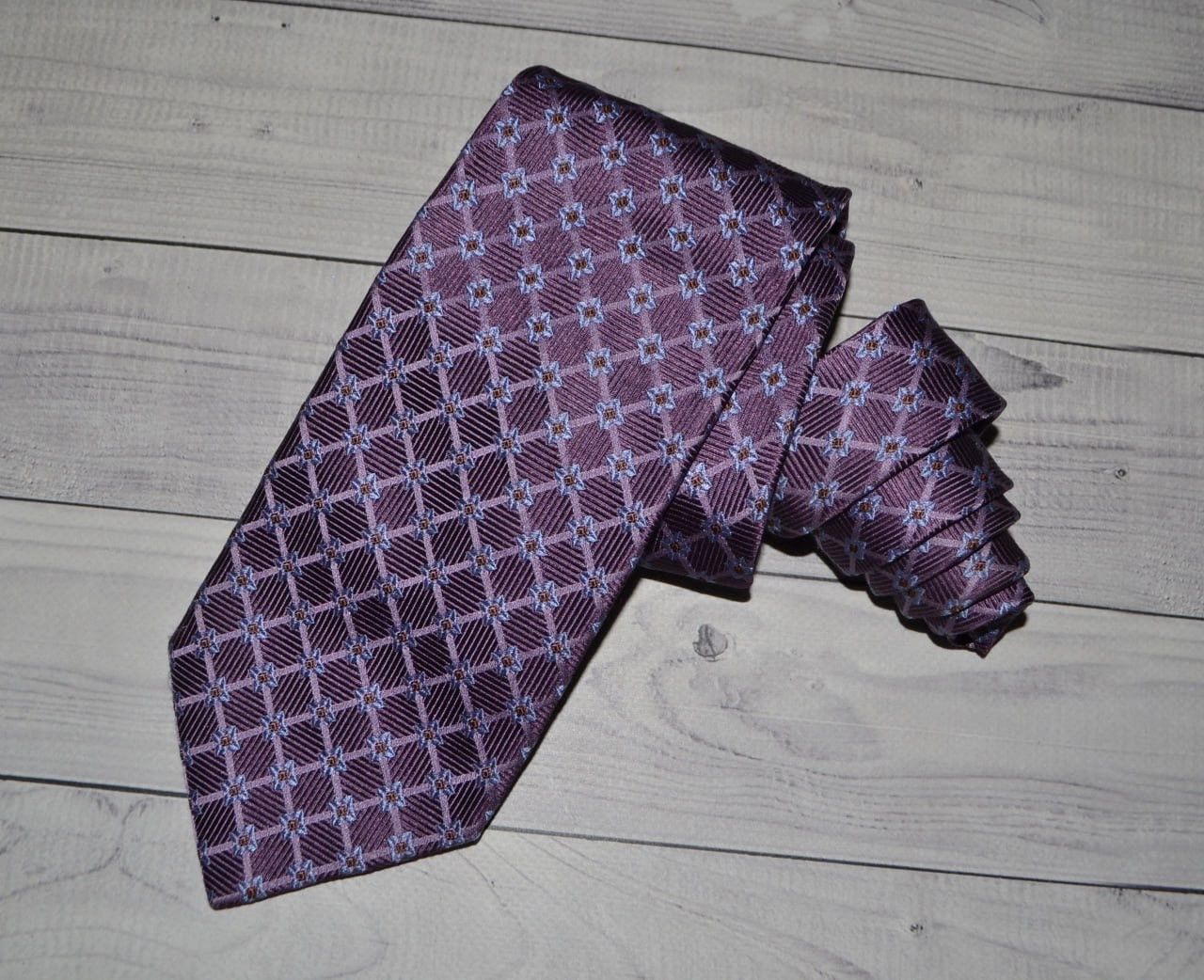 Corneliani Corneliani Lilac Silk Tie Size ONE SIZE - 1 Thumbnail